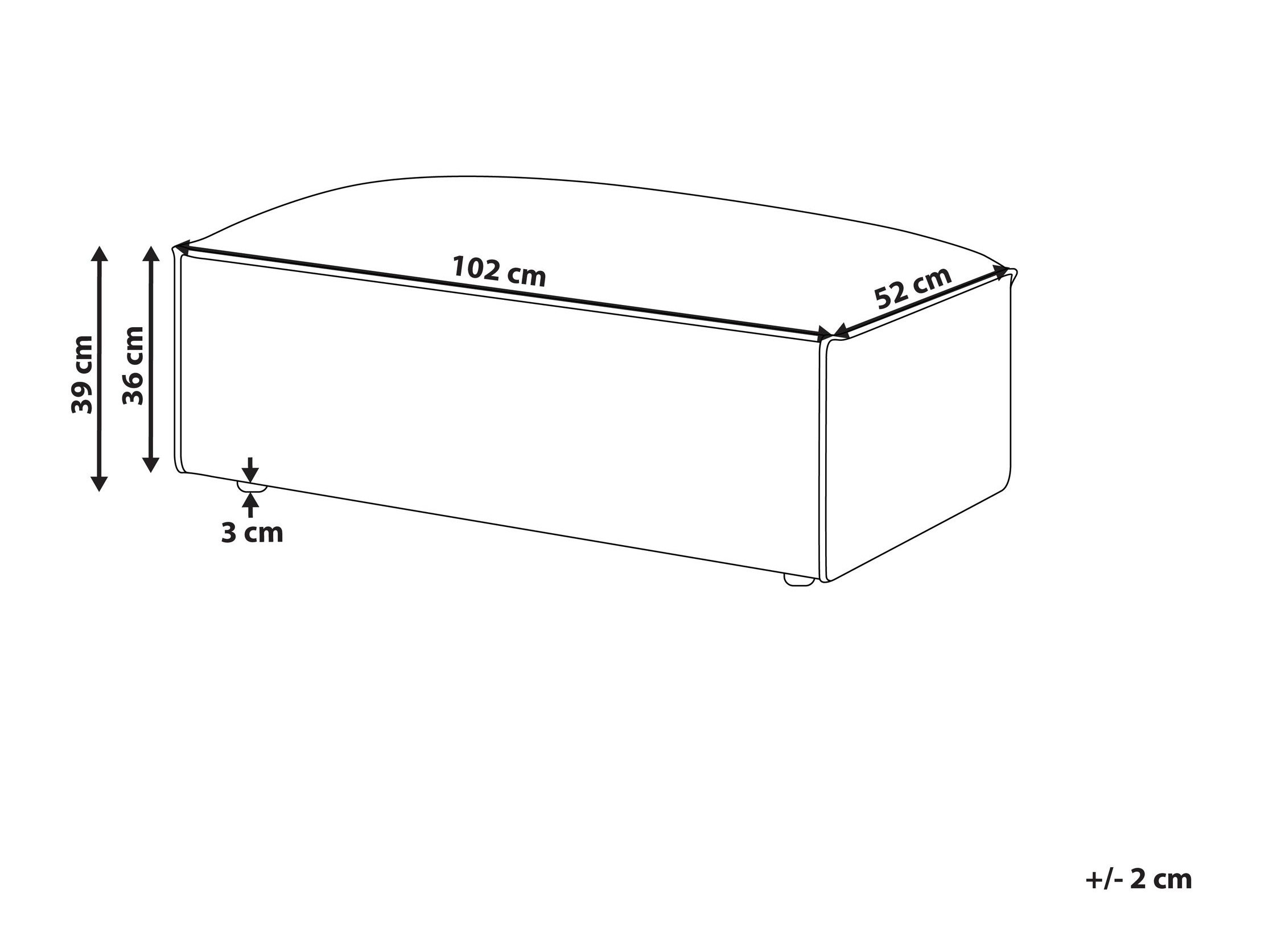 Tabure Berwyn 2841 (Svijetlo smeđa)