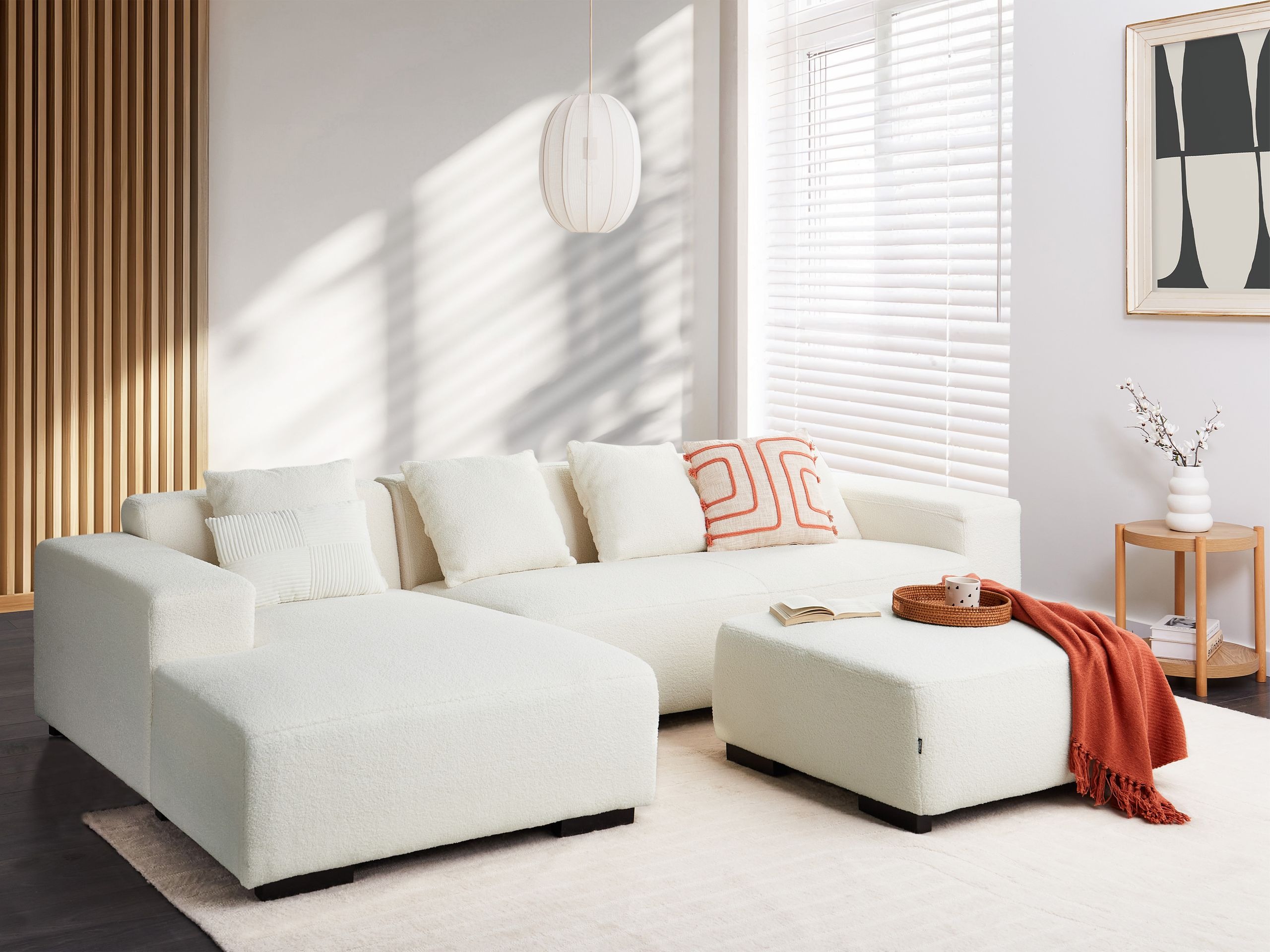 Tapecirani namještaj Berwyn 2847 (Ekru bijela)