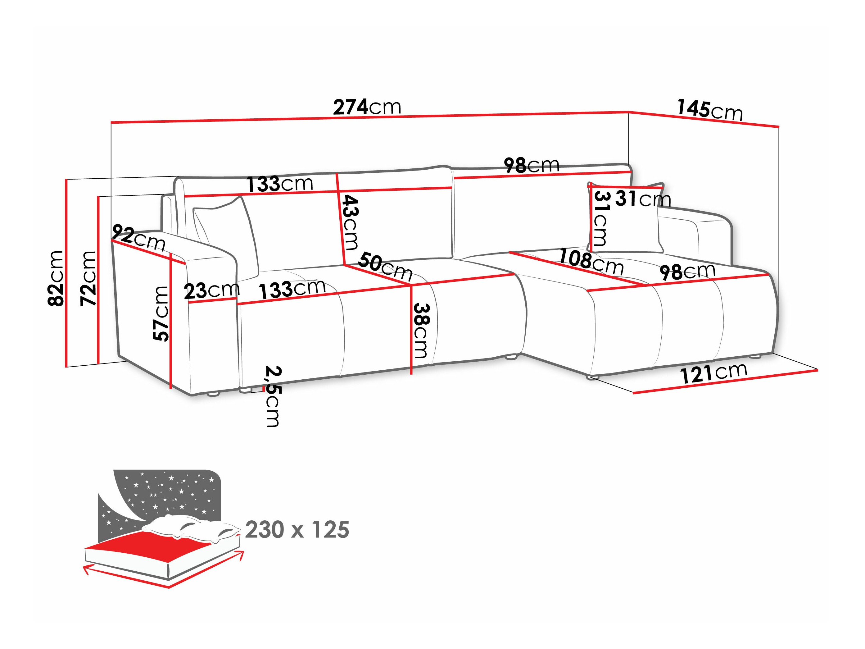 Kutna garnitura Comfivo Laurus I (Velo 621)