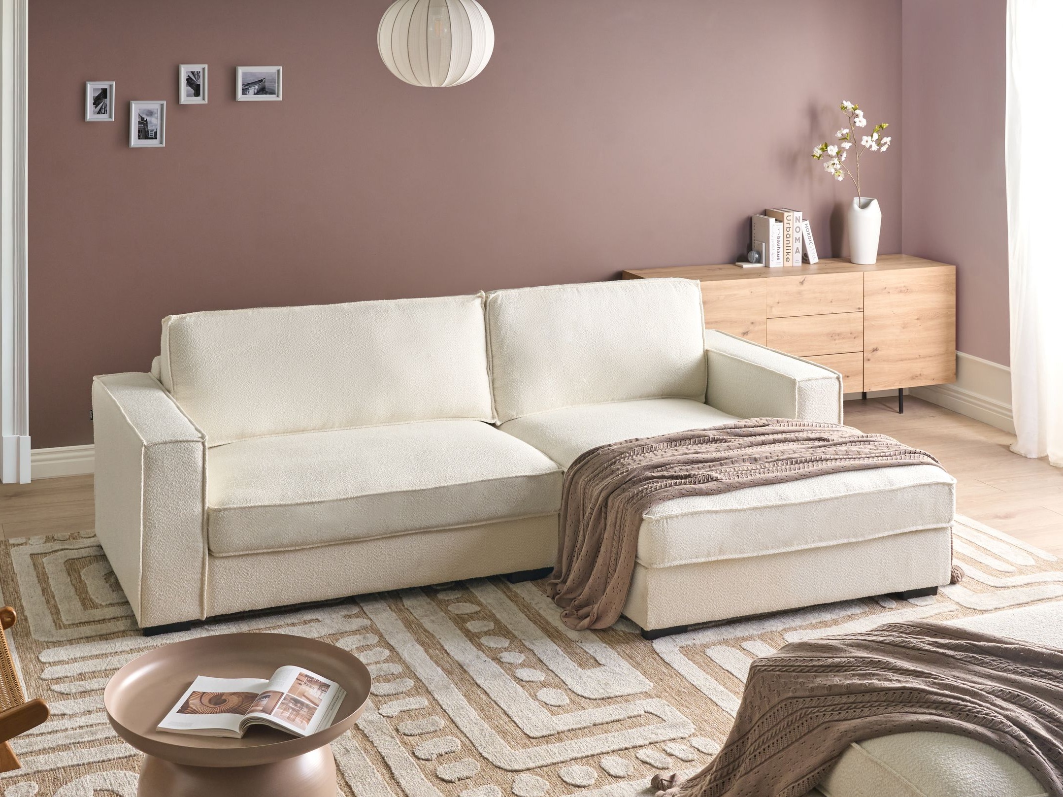 Kutna garnitura Berwyn 2859 (Bijela)