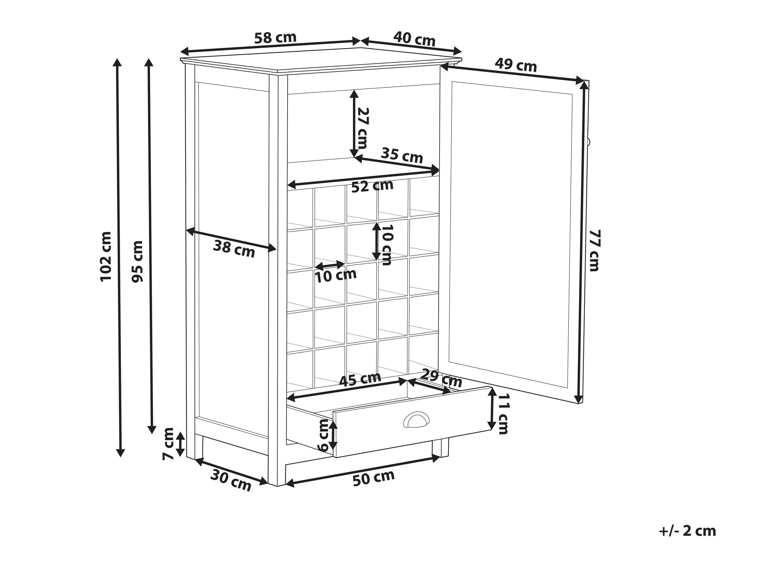 Ormarić Berwyn 2858