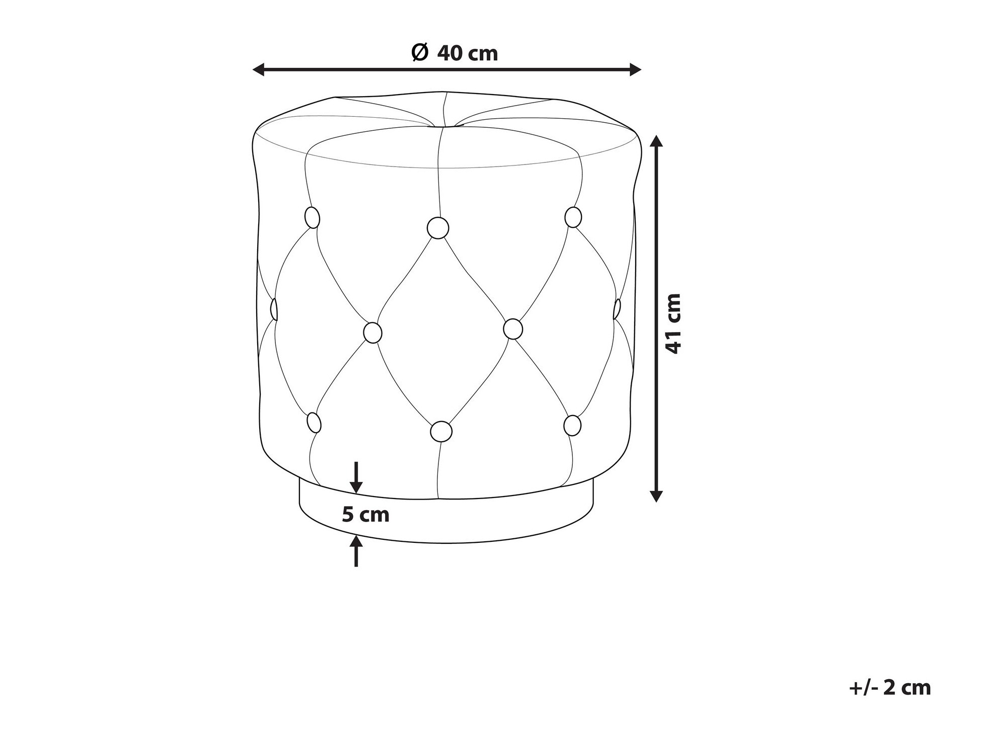 Tabure Berwyn 2856 (Svijetlo siva)