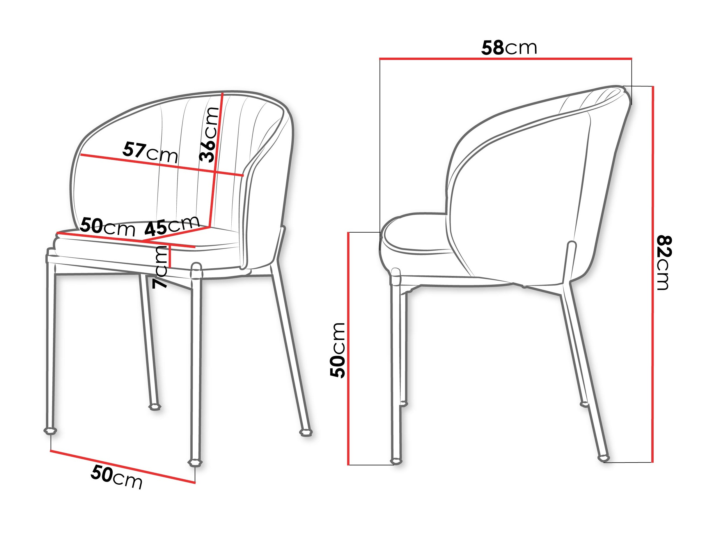 Stolica Comfivo Hilaritas XVII (Crna)