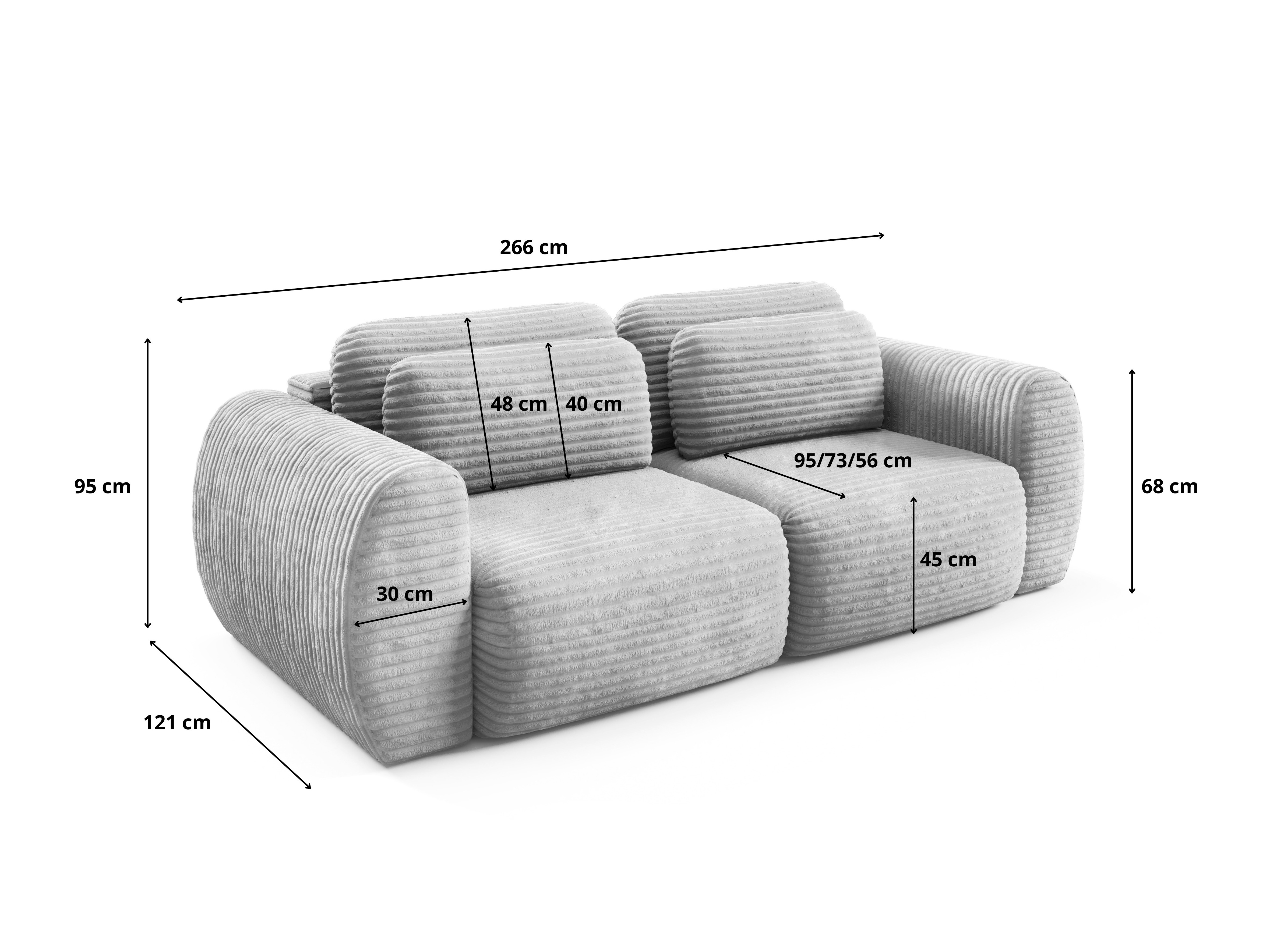 Kauč na razvlačenje Franklin 103 (Ambience 04)