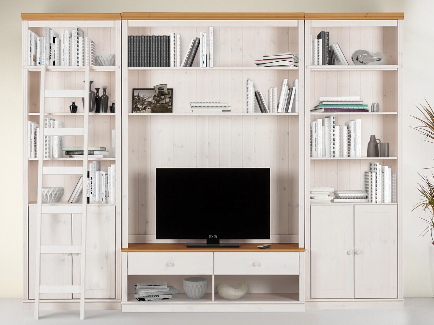 Dnevni boravak Saltoro 107 (Bijela + Medeni hrast)