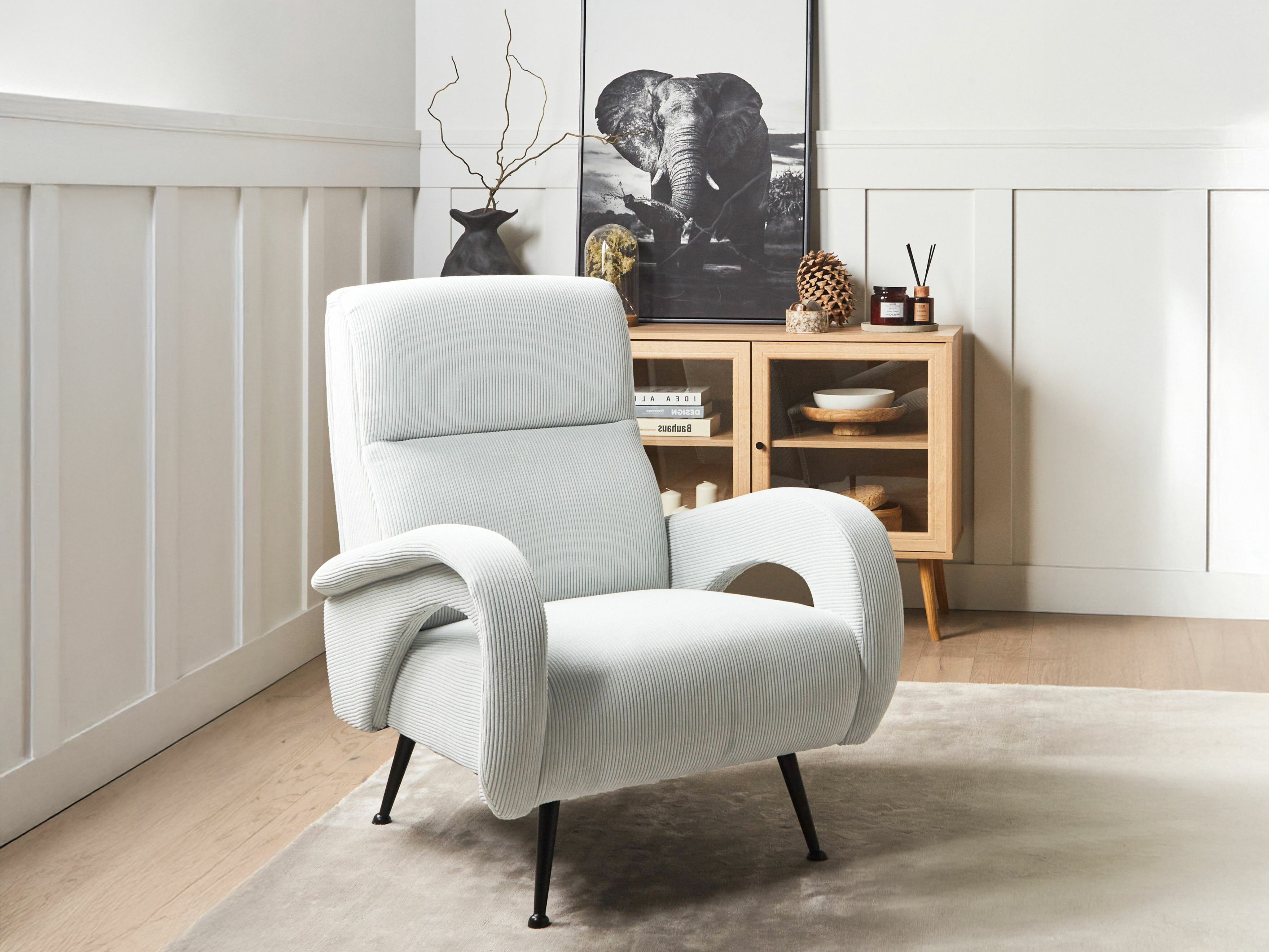 Fotelja Berwyn 1349 (Svijetlo mint zelena)