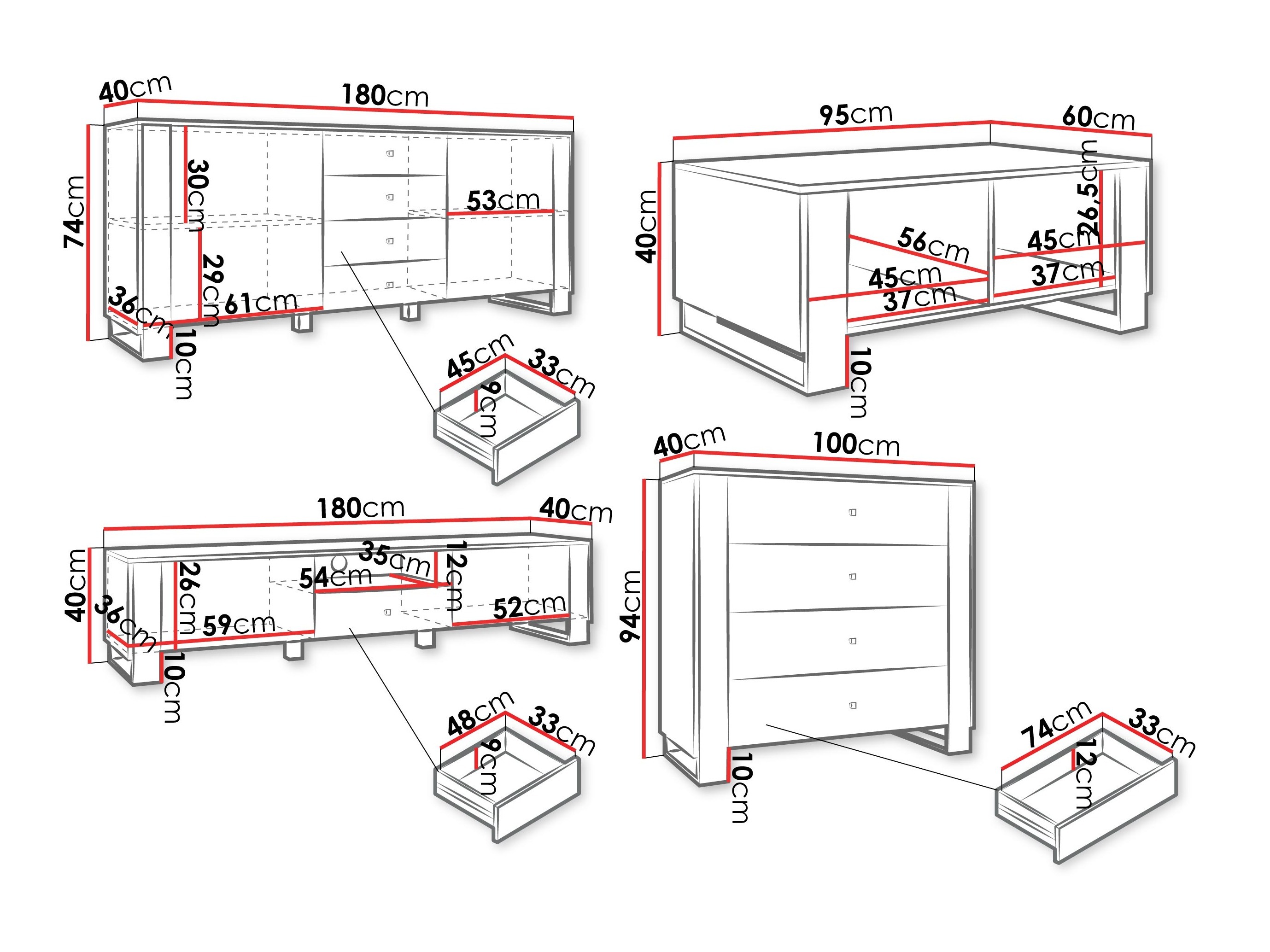 Set za dnevni boravak Comfivo Vestora 104