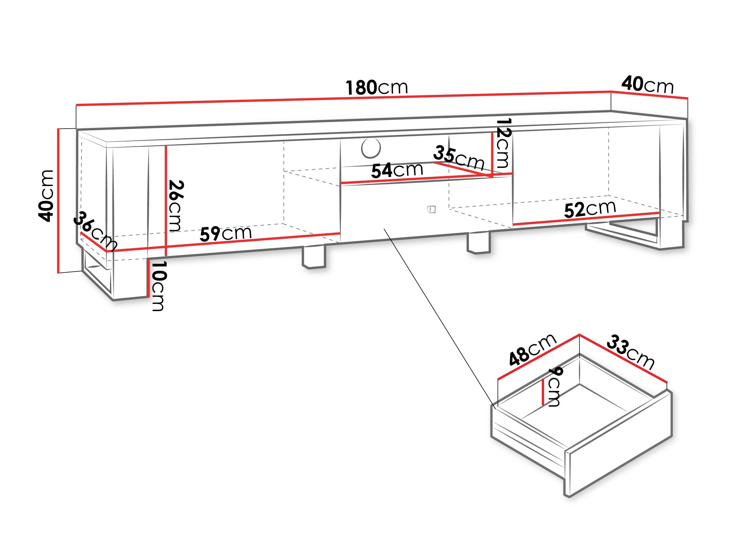 TV stol Comfivo Vestora 103