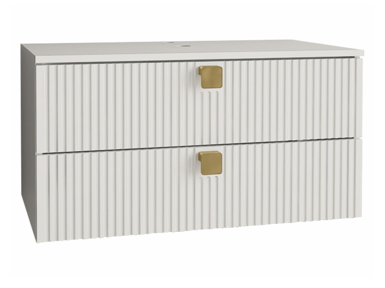 Zidni ormarić za umivaonik Orlvera 102 (Bijela)