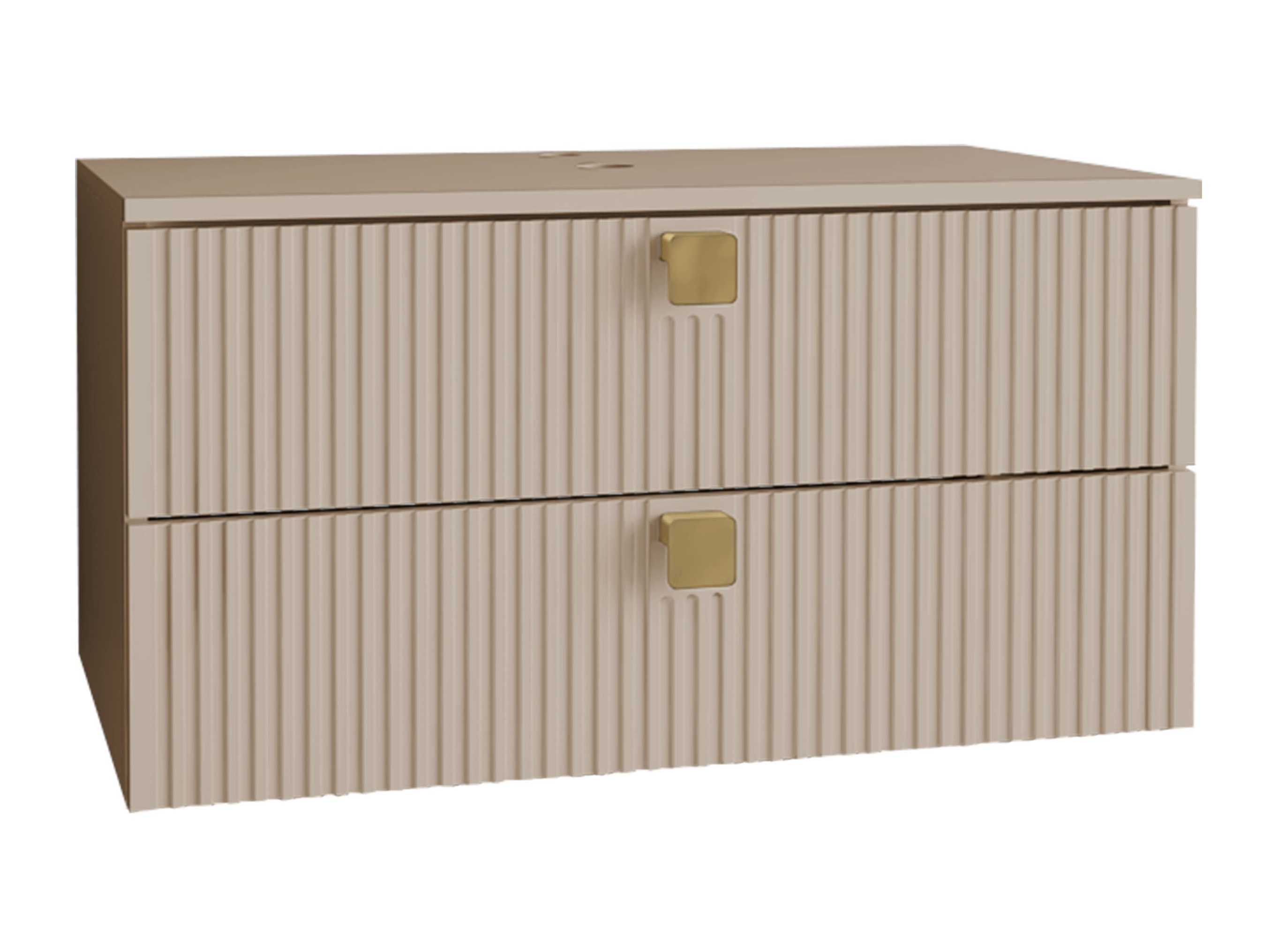 Zidni ormarić za umivaonik Panium (Svijetlo smeđa)