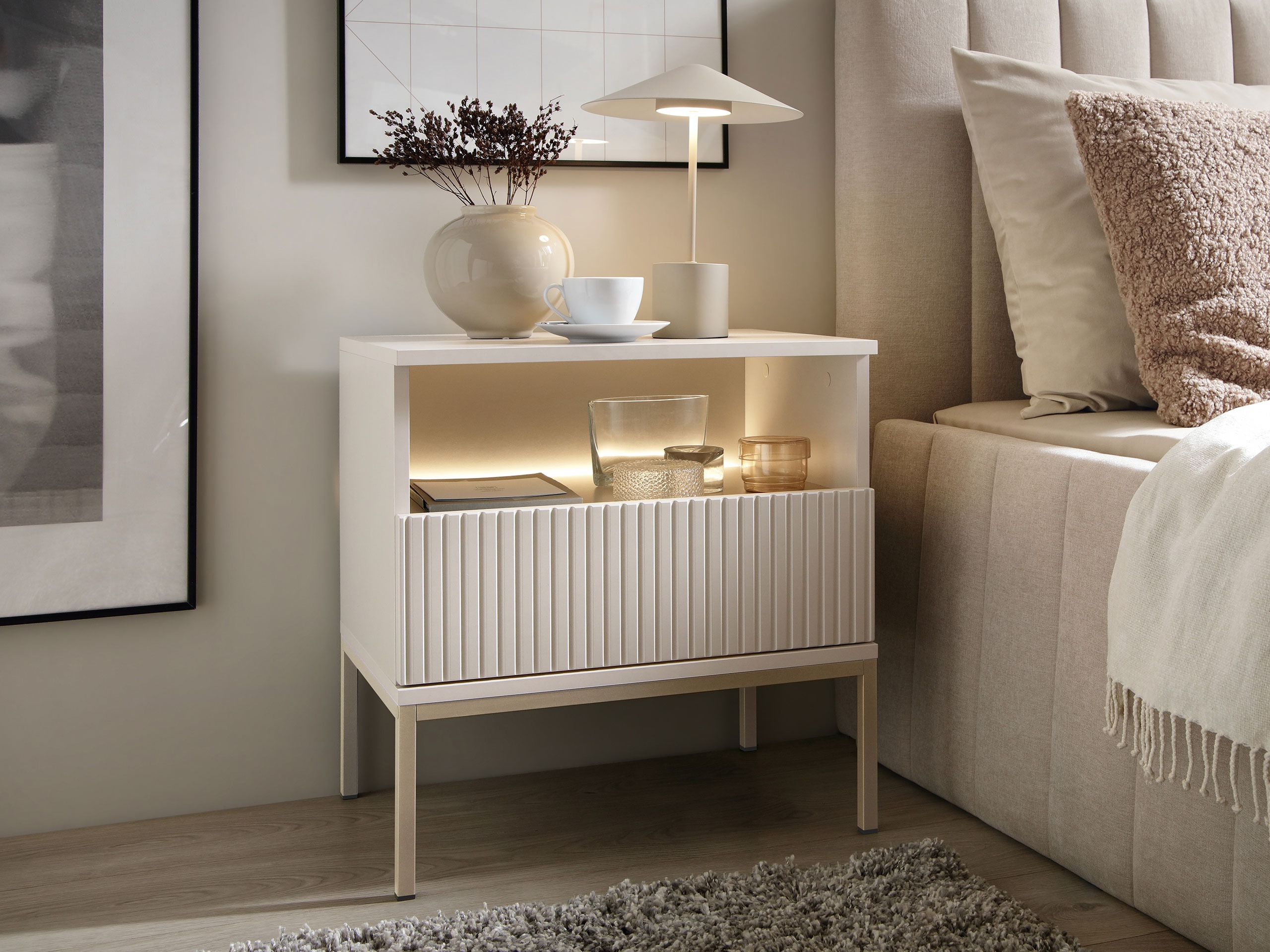 Noćni ormarić Soferi 110 (Kašmir)