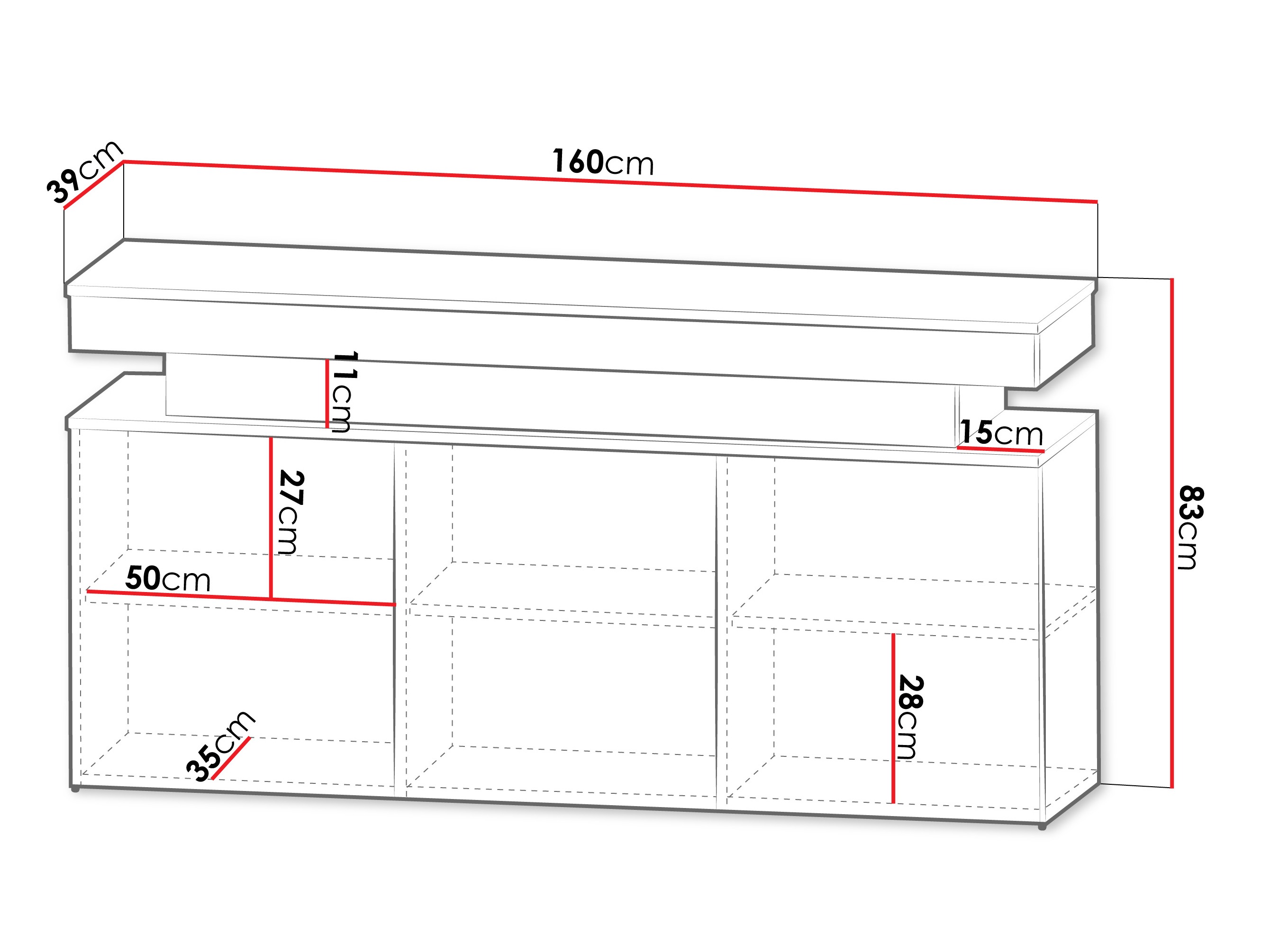Ormarić Monfero (Svijetlo smeđa)