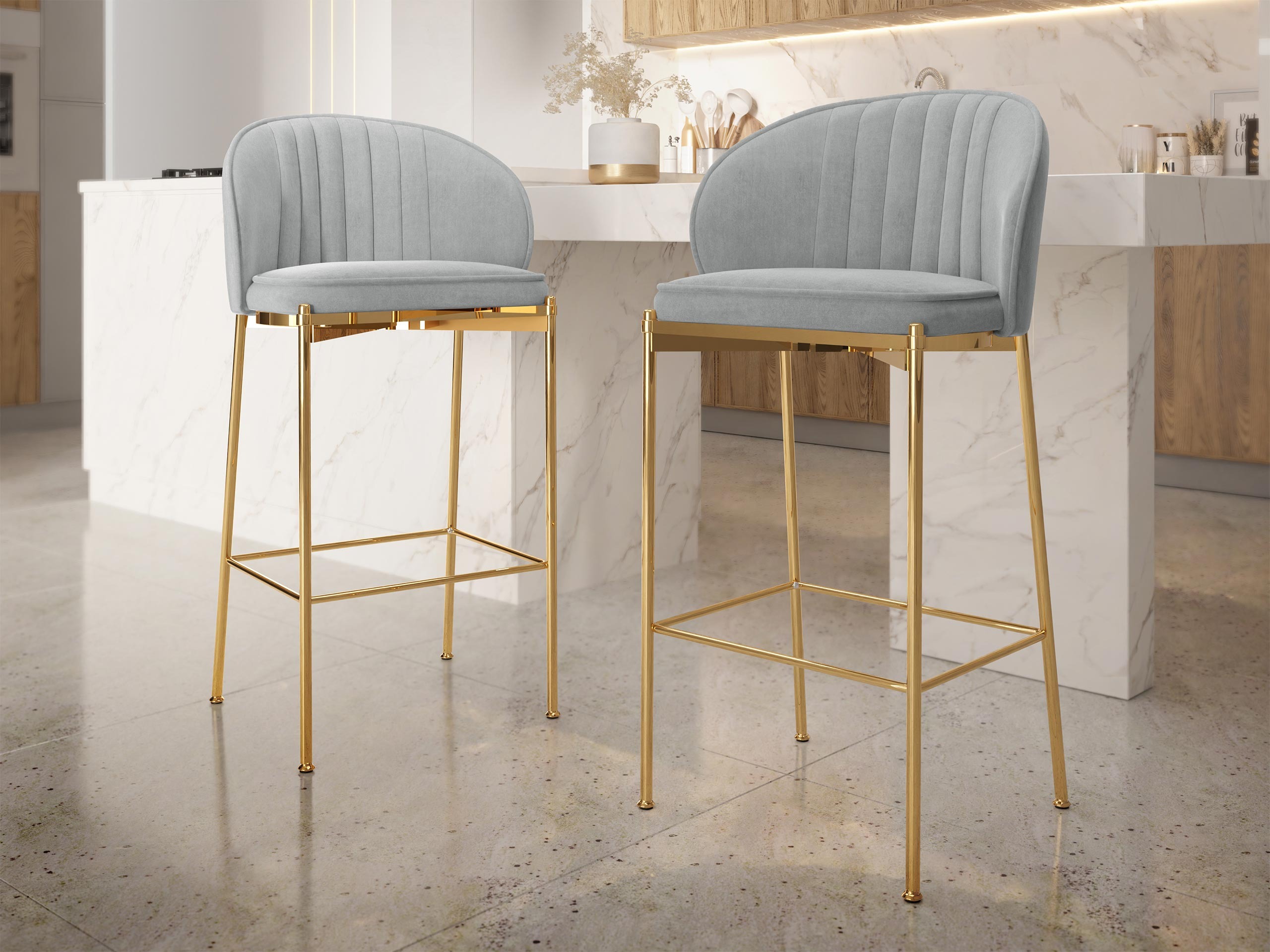 Barska stolica Comfivo 463 (Siva)