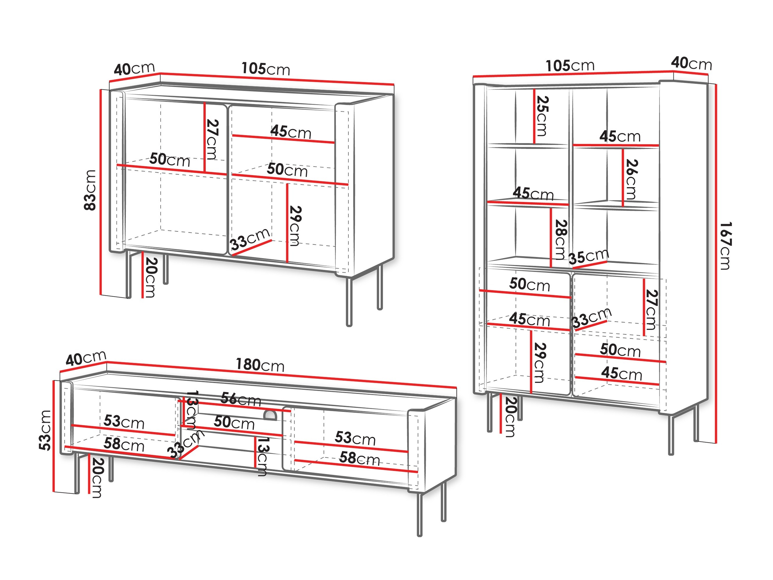 Set za dnevni boravak Arcas