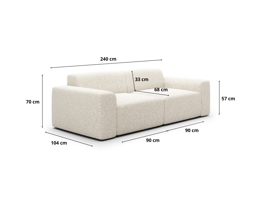 Modularan kauč Romenoi 100 (Centaur 01)