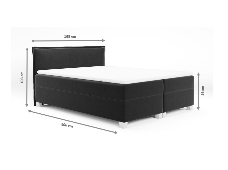Boxspring krevet Franklin 165 (Kronos 07)