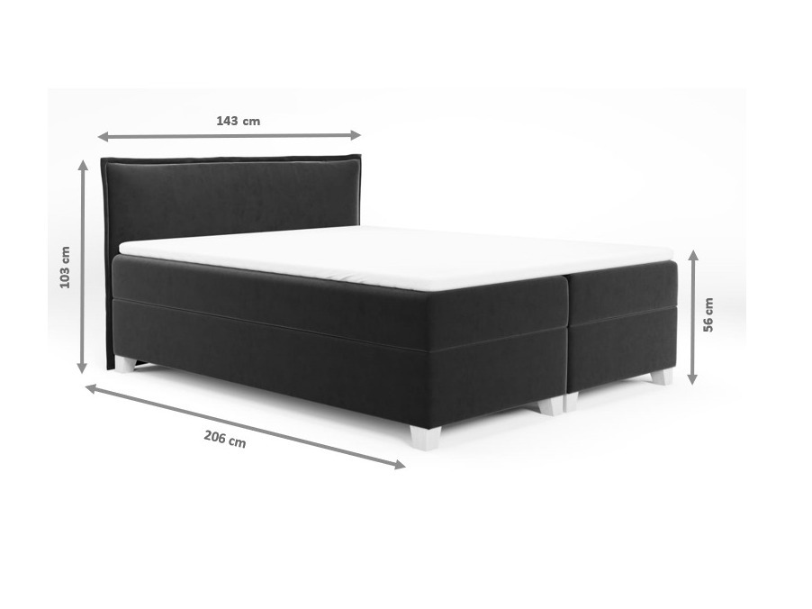 Boxspring krevet Franklin 165 (Kronos 19)