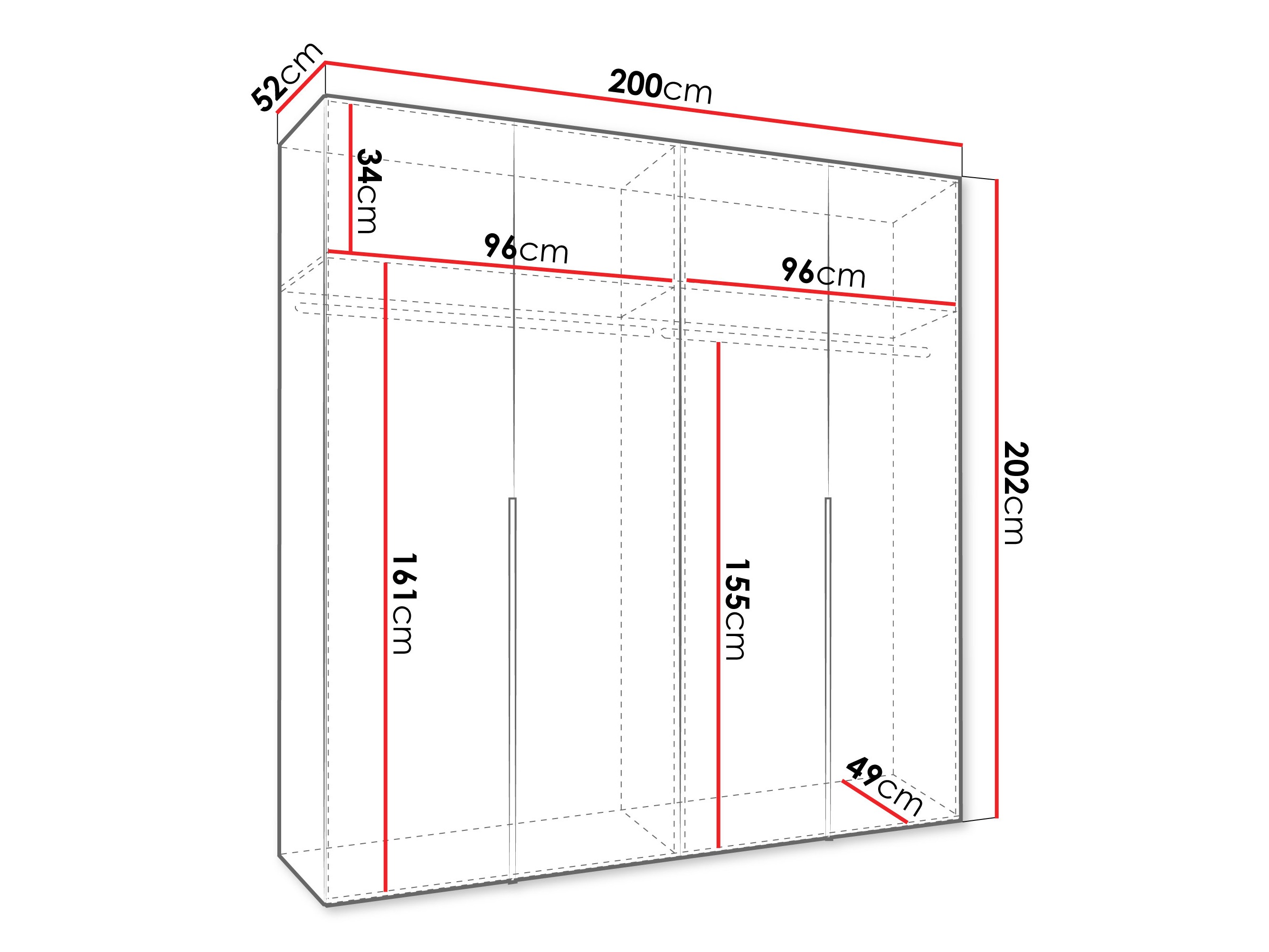 Ormar Hartford 537 (Crna)