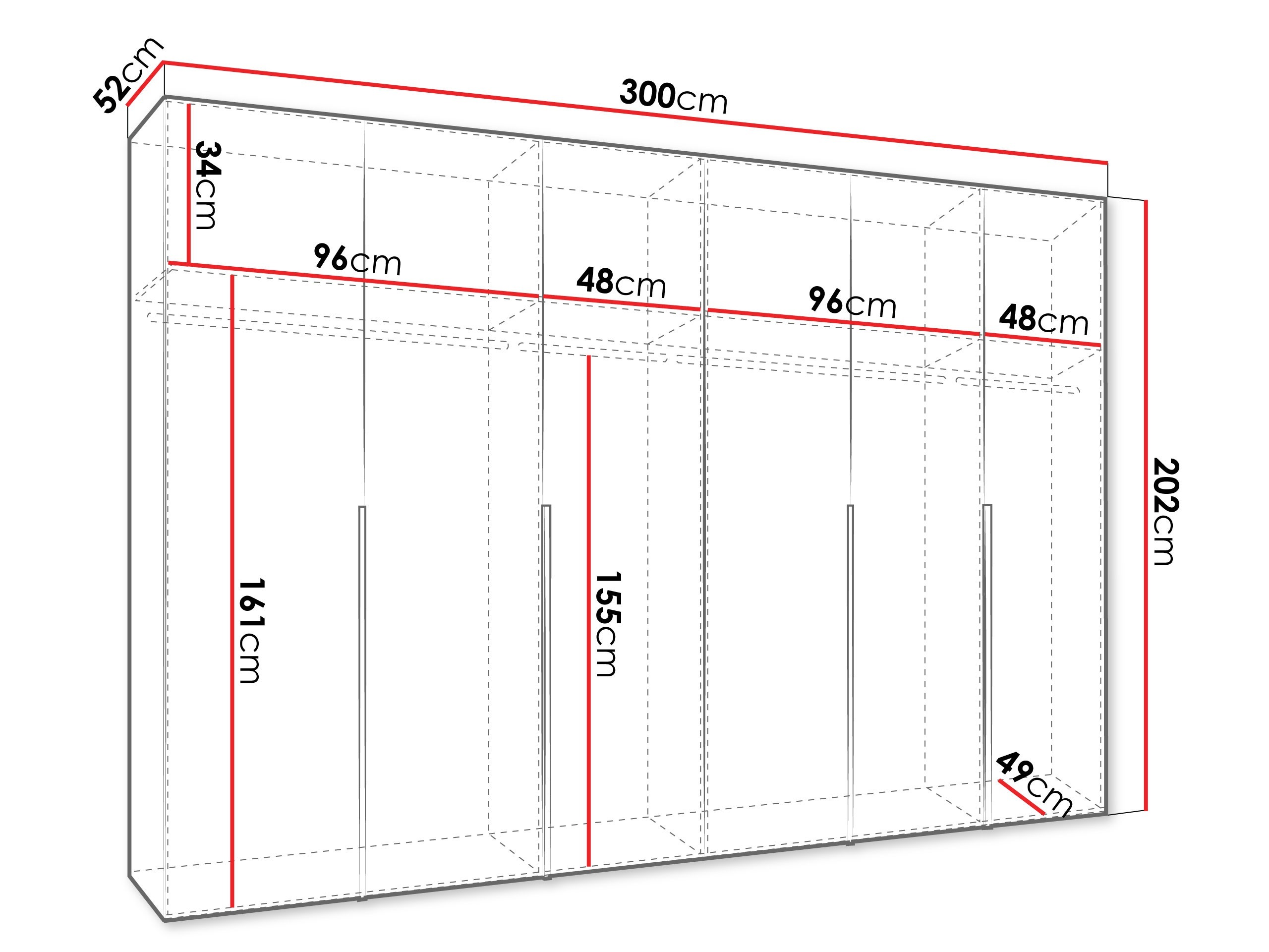 Ormar Hartford 539 (Hrast Artisan)