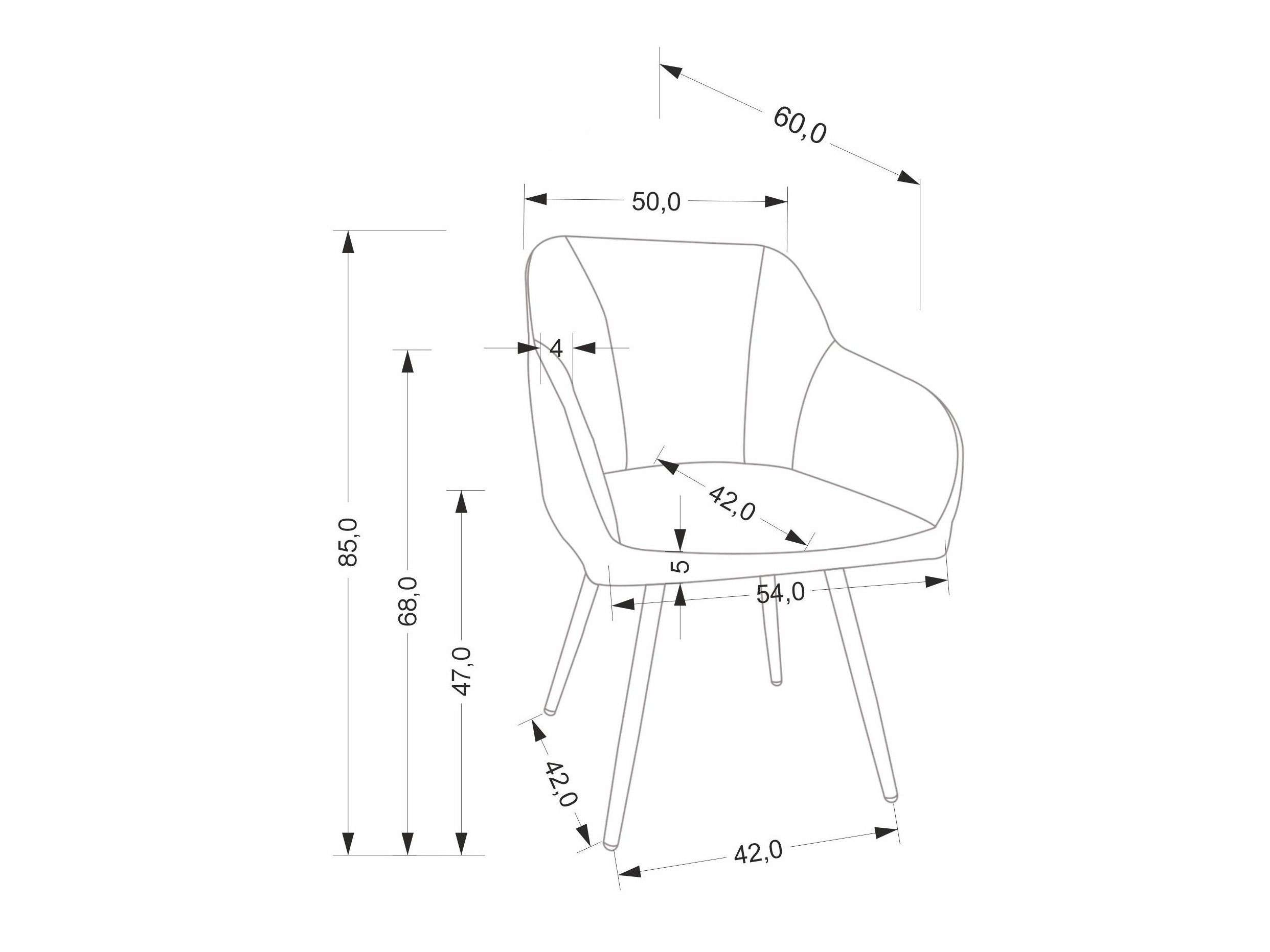 Stolica Houston 2044 (Bež)