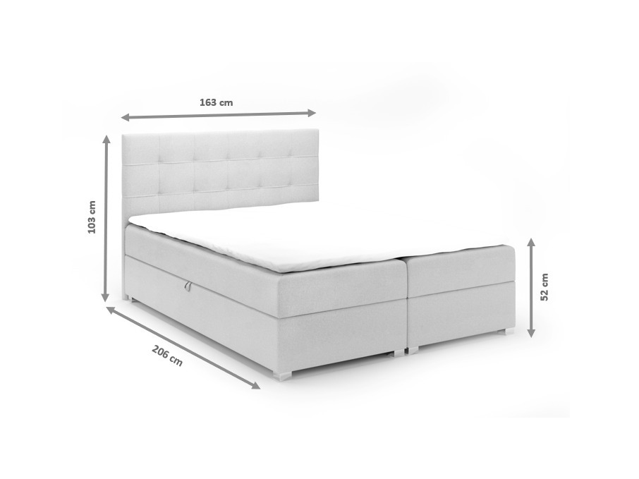 Boxspring krevet Franklin 169 (Cover 02)
