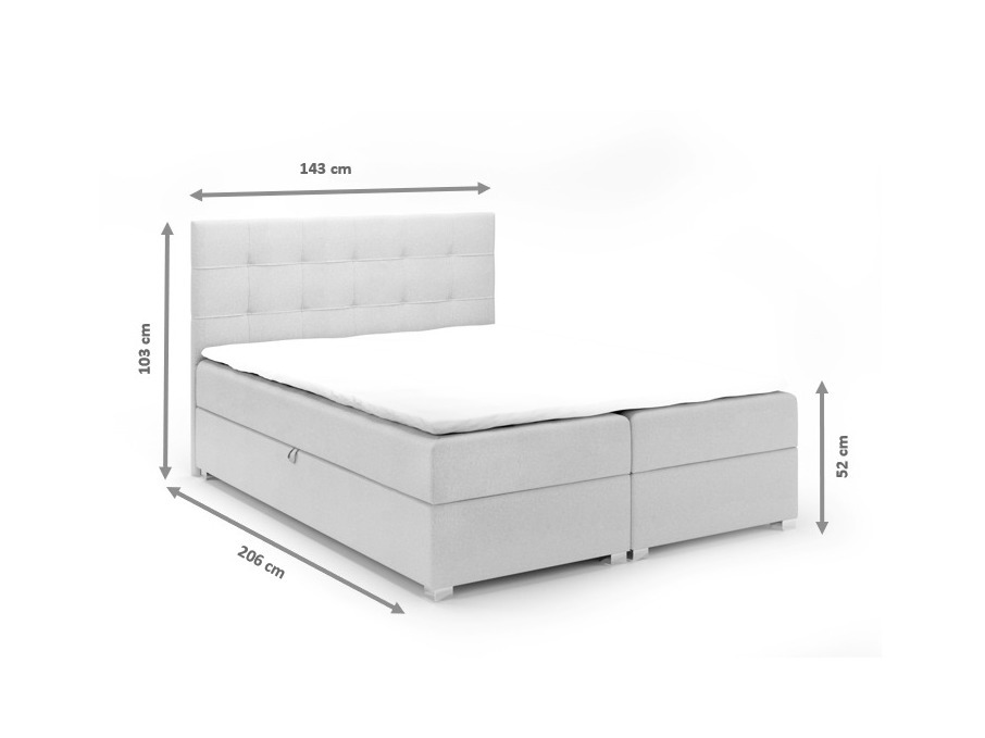 Boxspring krevet Franklin 169 (Cover 83)