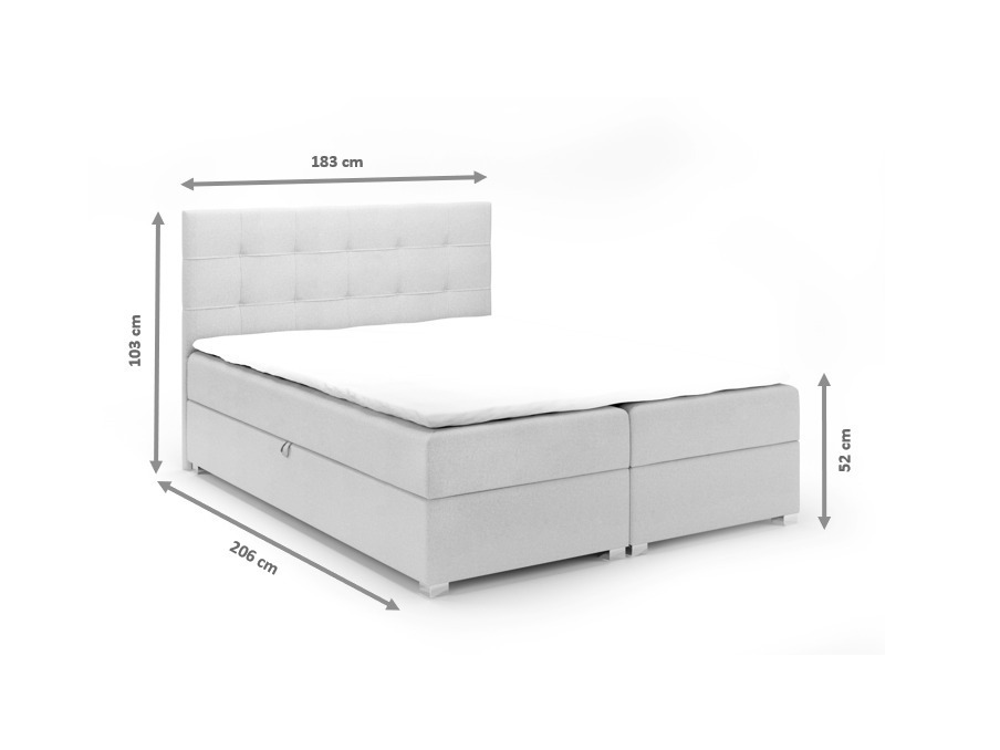 Boxspring krevet Franklin 169 (Cover 83)