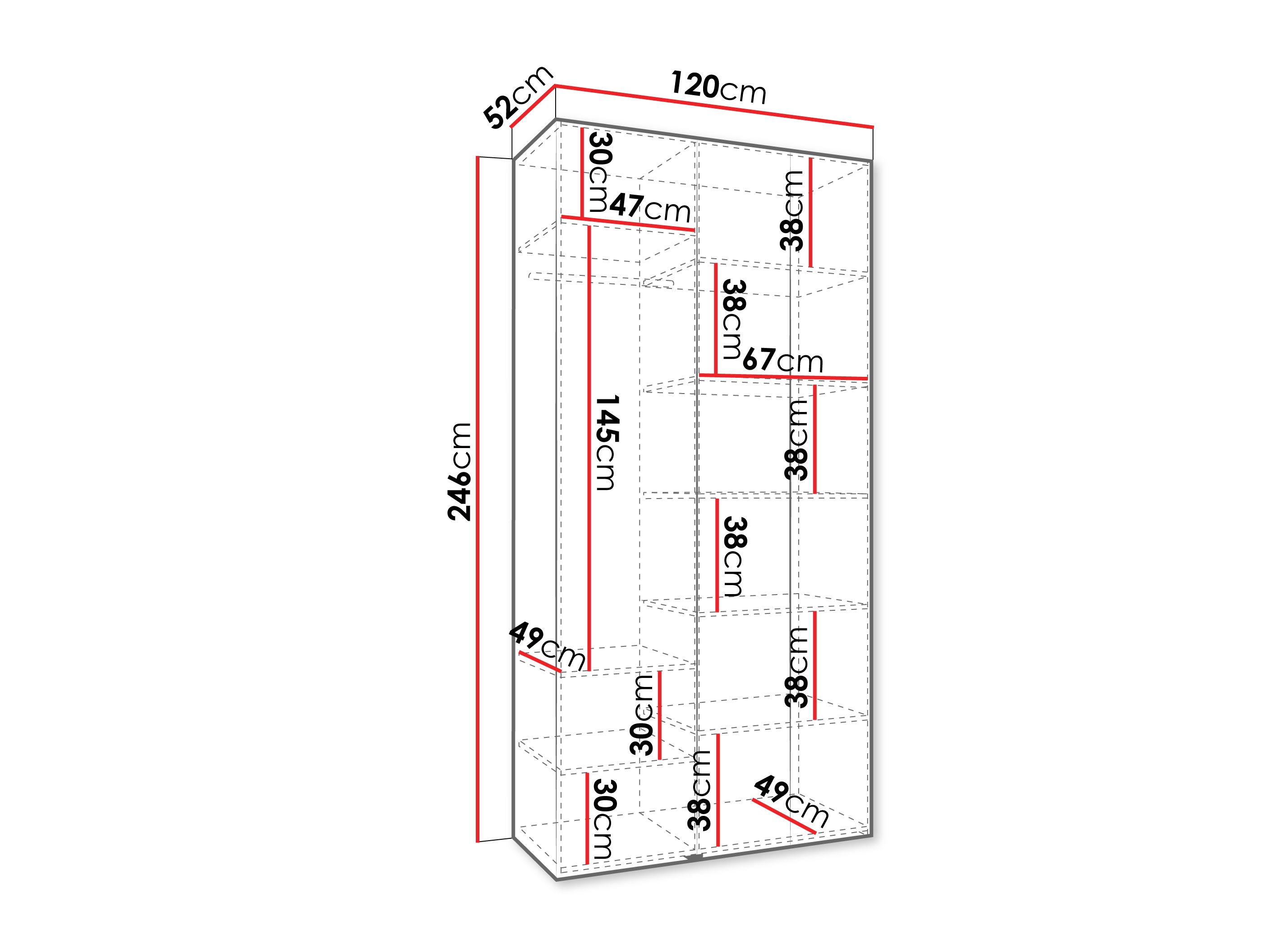 Ormar Hartford 544 (Bijela)