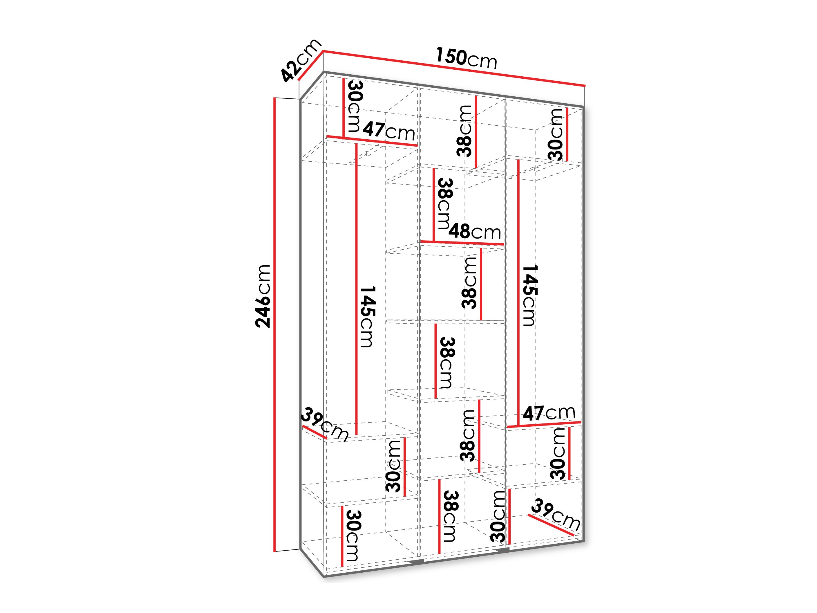 Ormar Hartford 544 (Bijela)