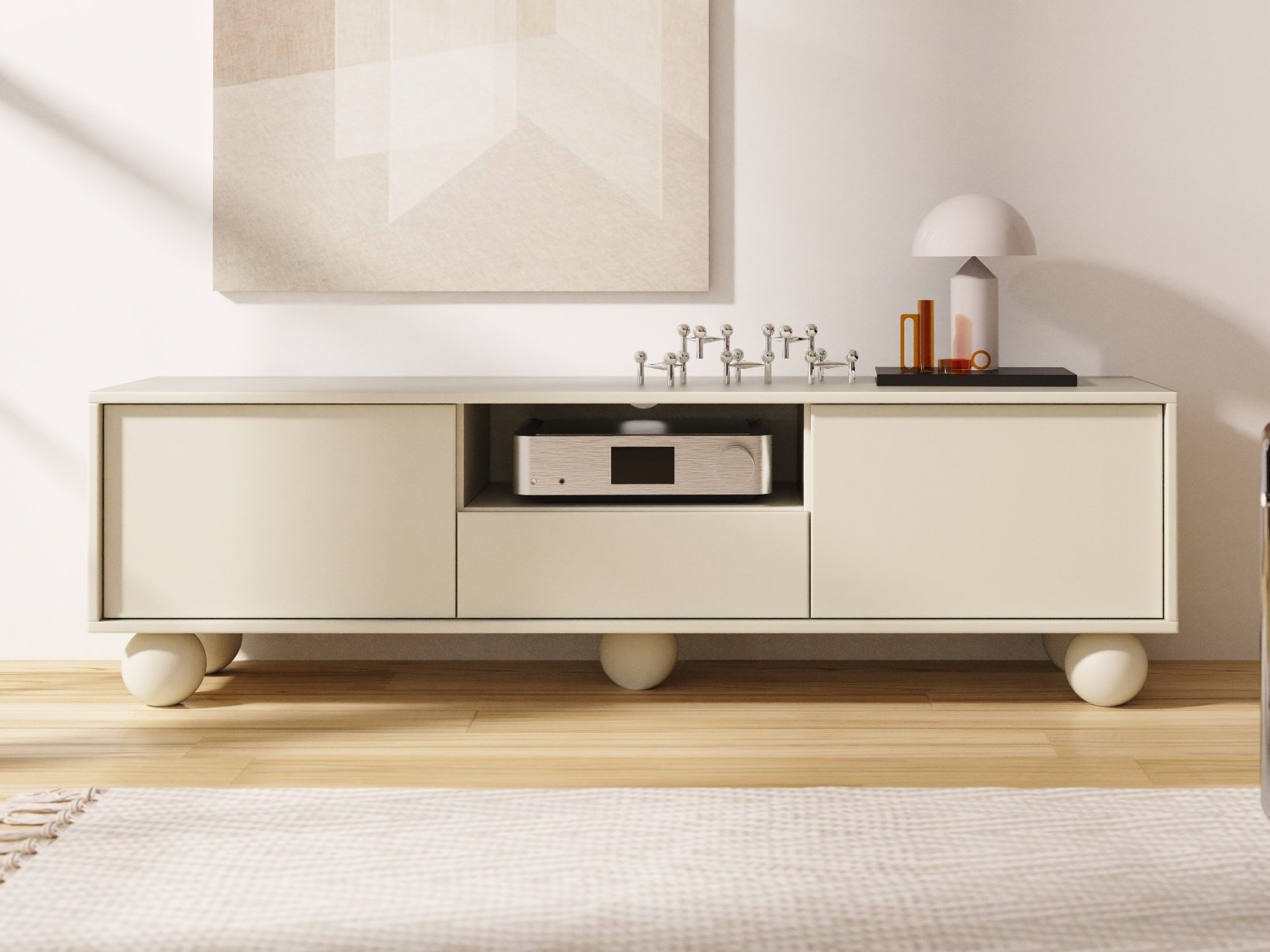 TV stol Burleson 391 (Bijela)