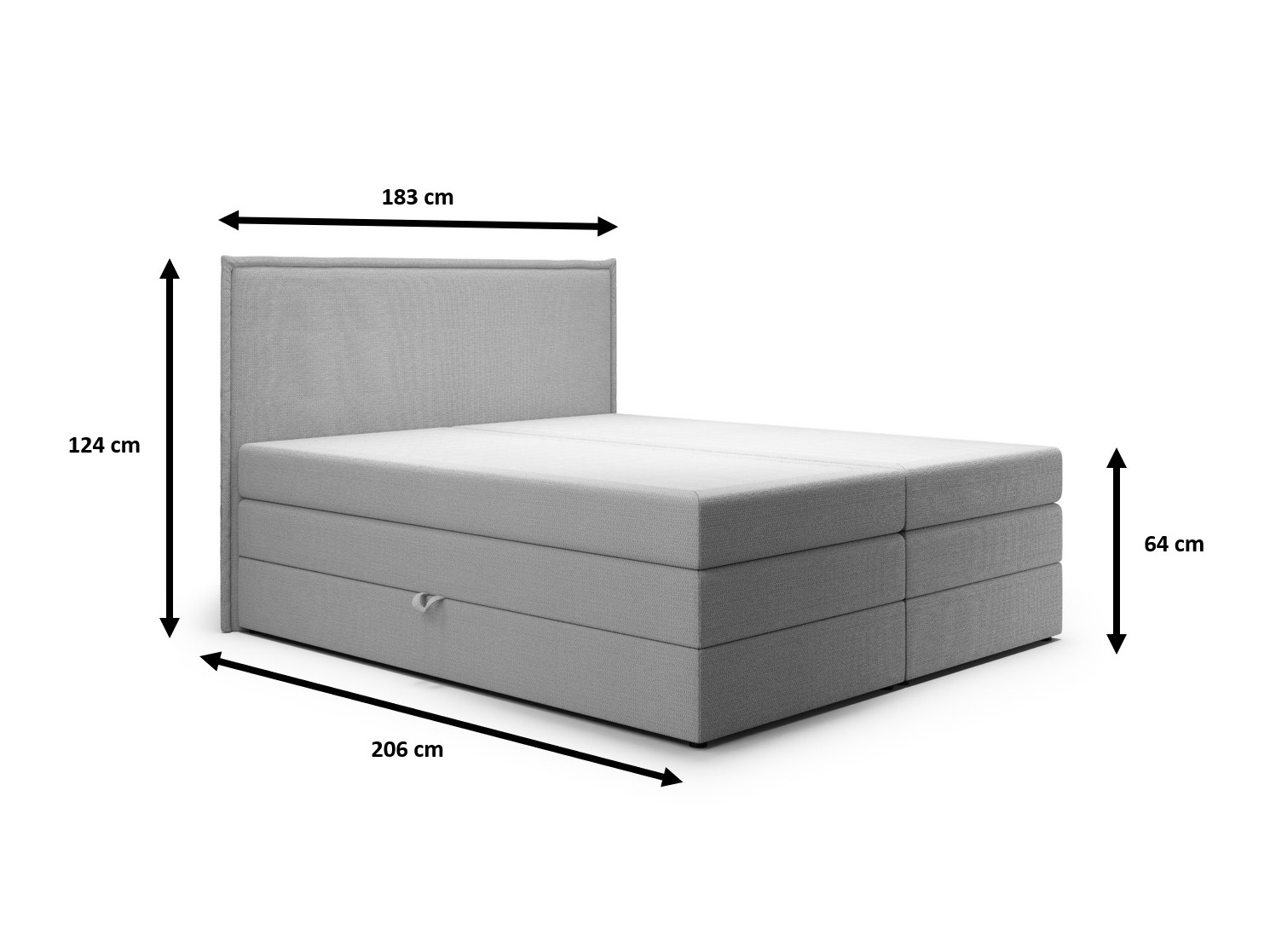 Boxspring krevet Franklin 171 (Aragon 01)