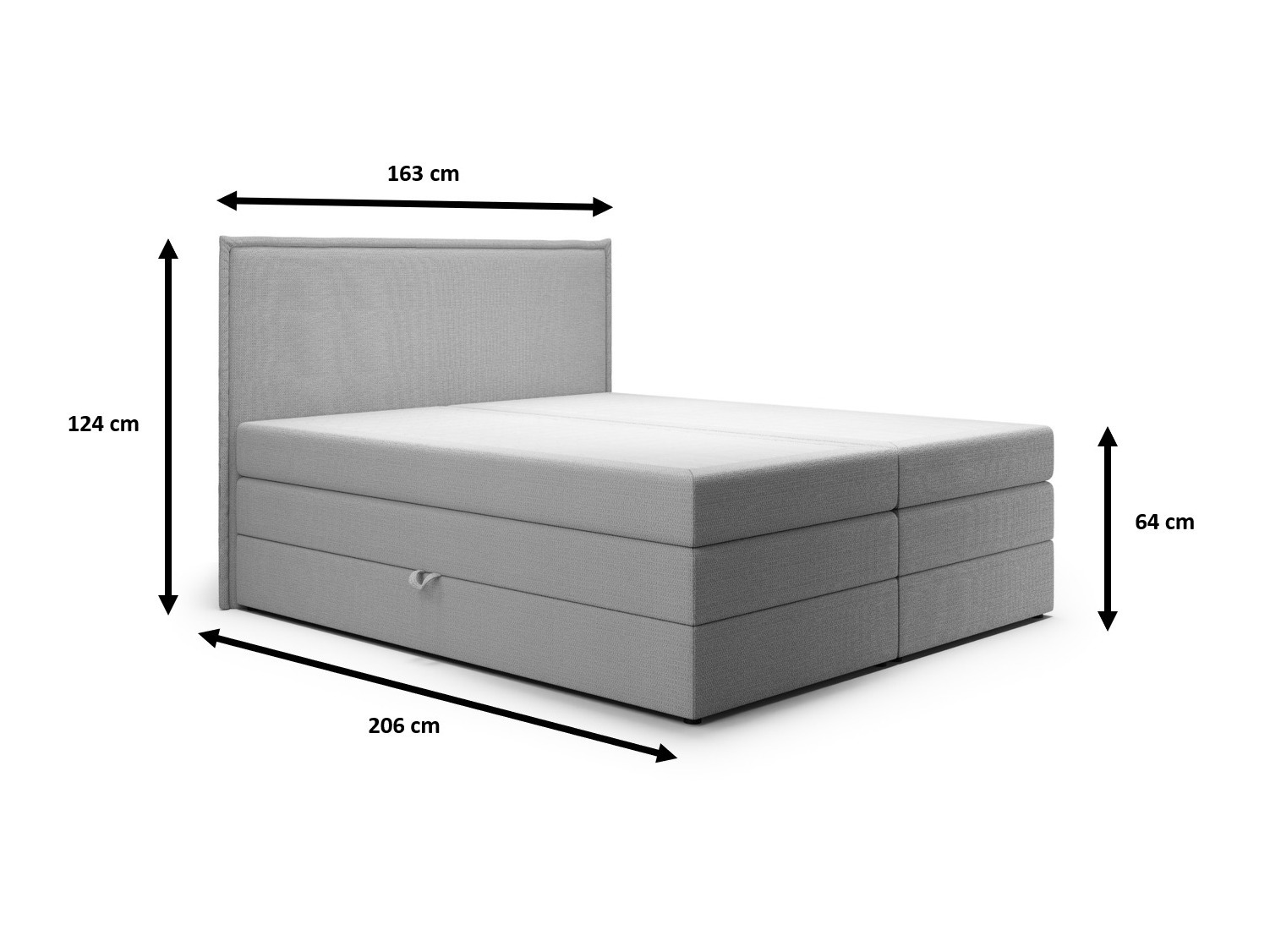Boxspring krevet Franklin 171 (Aragon 80)