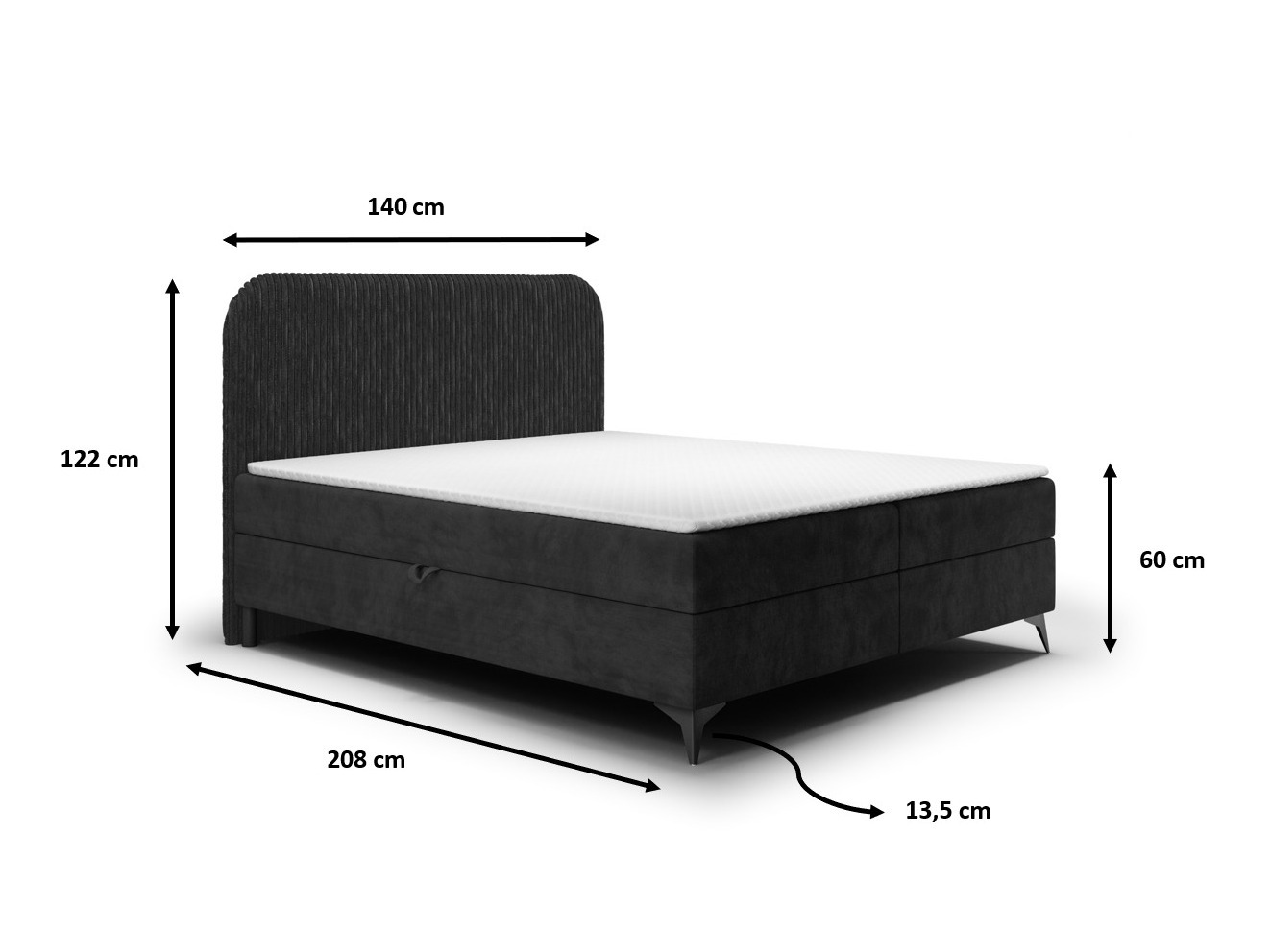 Boxspring krevet Franklin 173 (Tilia 100 + Manila 18)