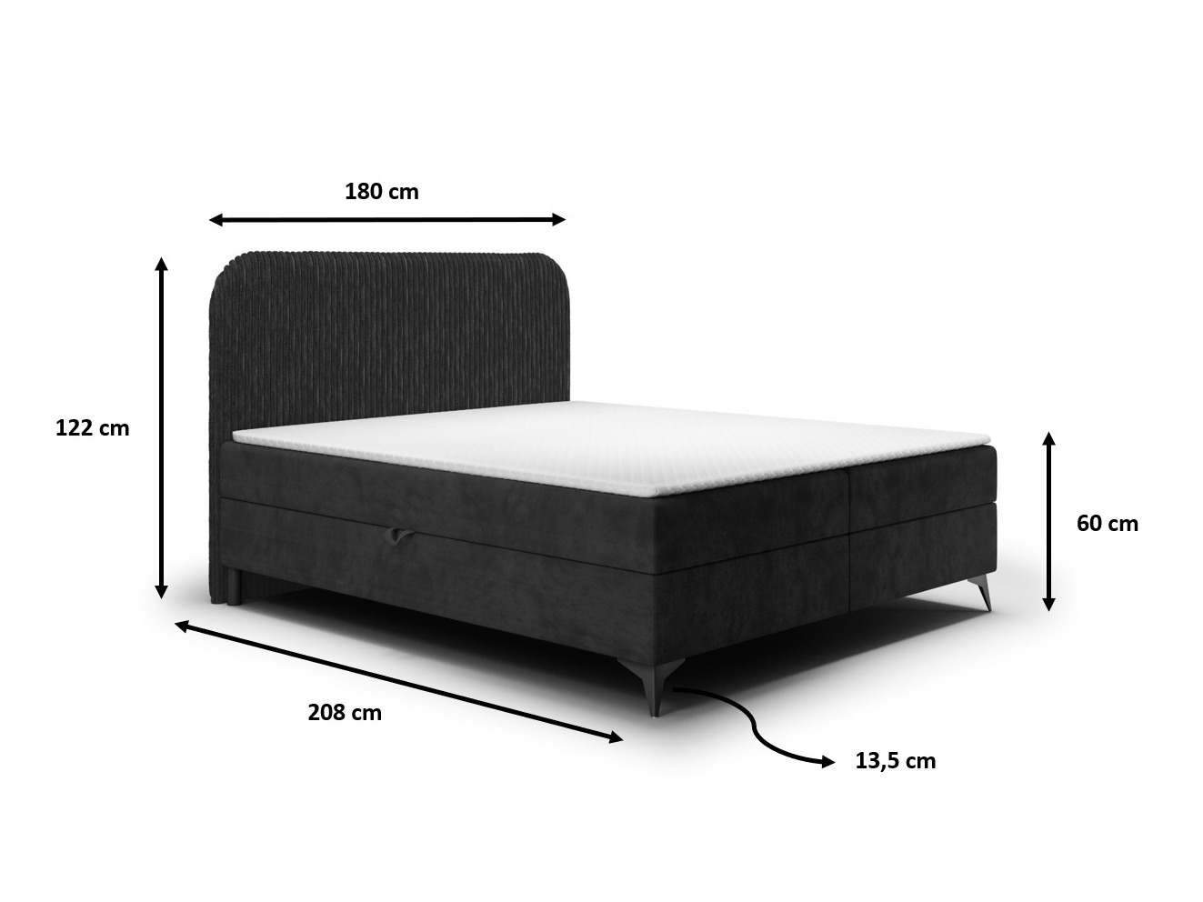 Boxspring krevet Franklin 173 (Tilia 100 + Manila 18)
