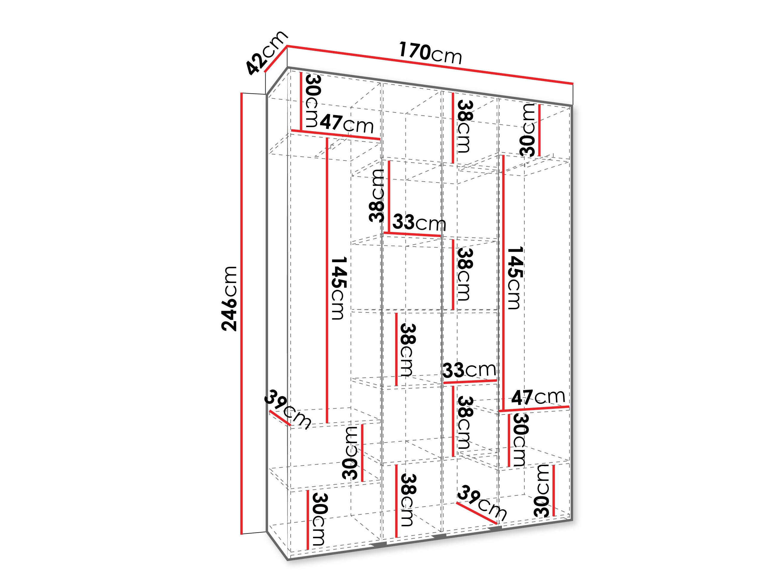 Ormar Hartford 554 (Bijela)