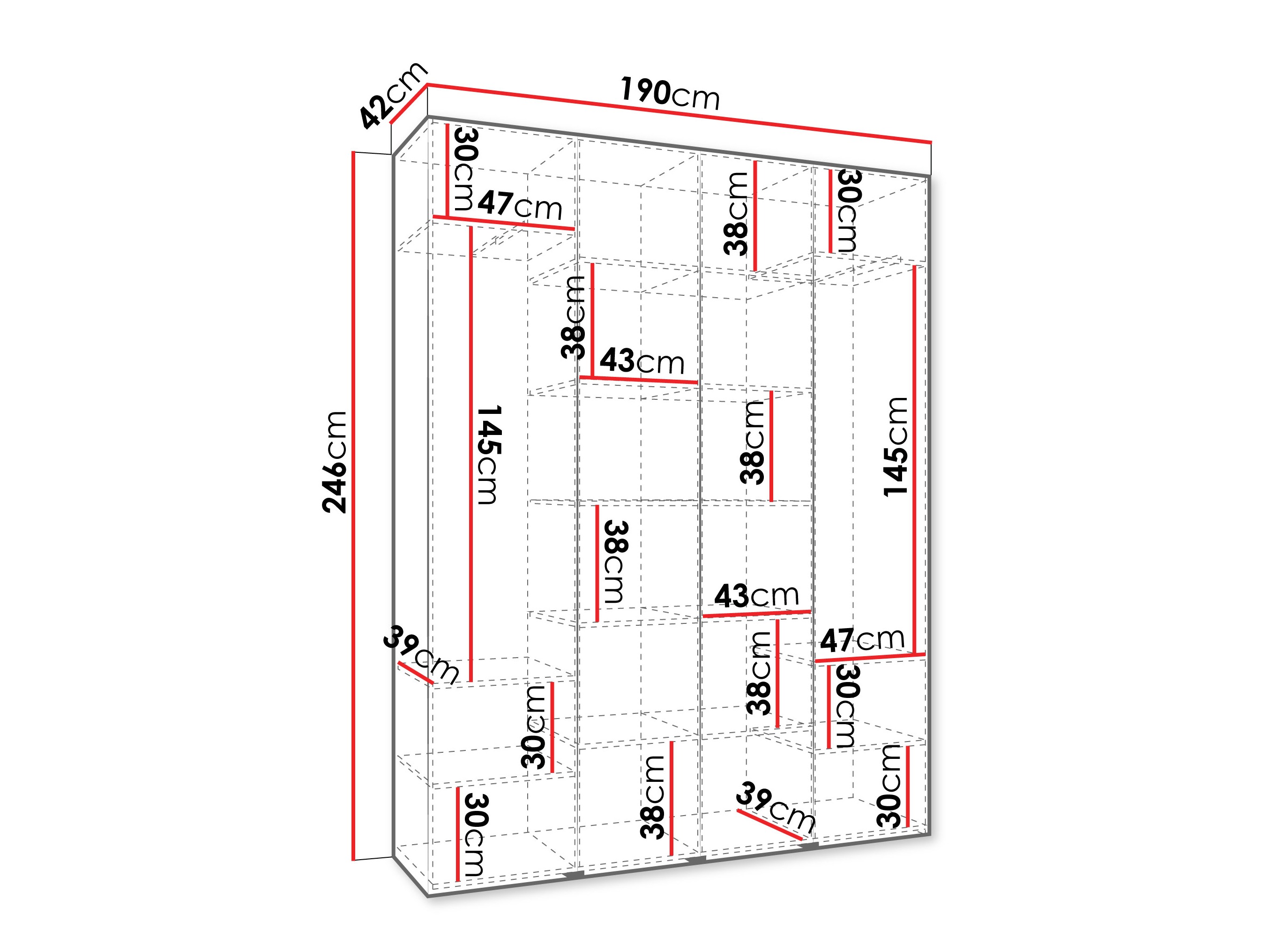 Ormar Hartford 564 (Bijela)