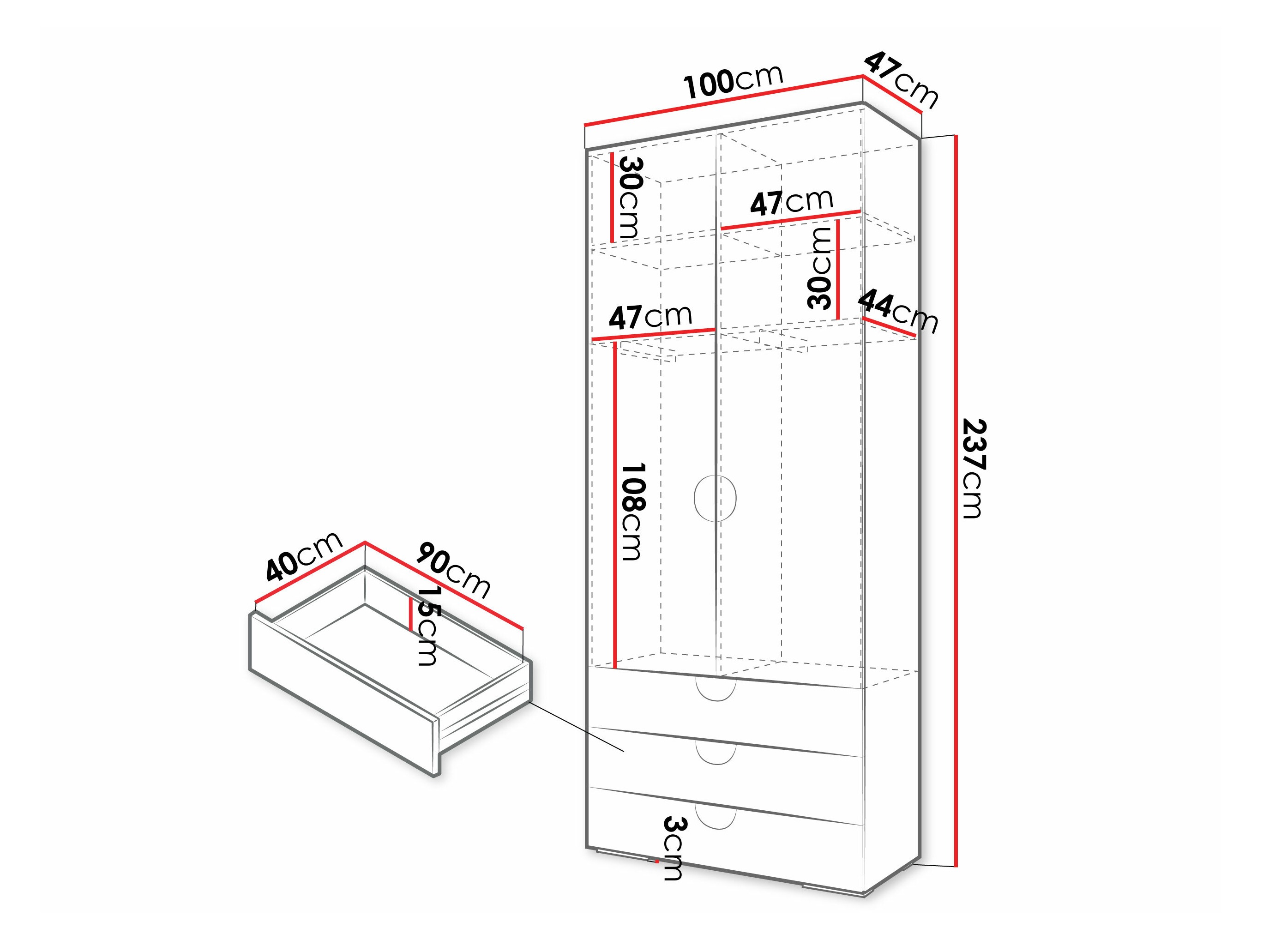 Ormar Hartford 565 (Bijela)