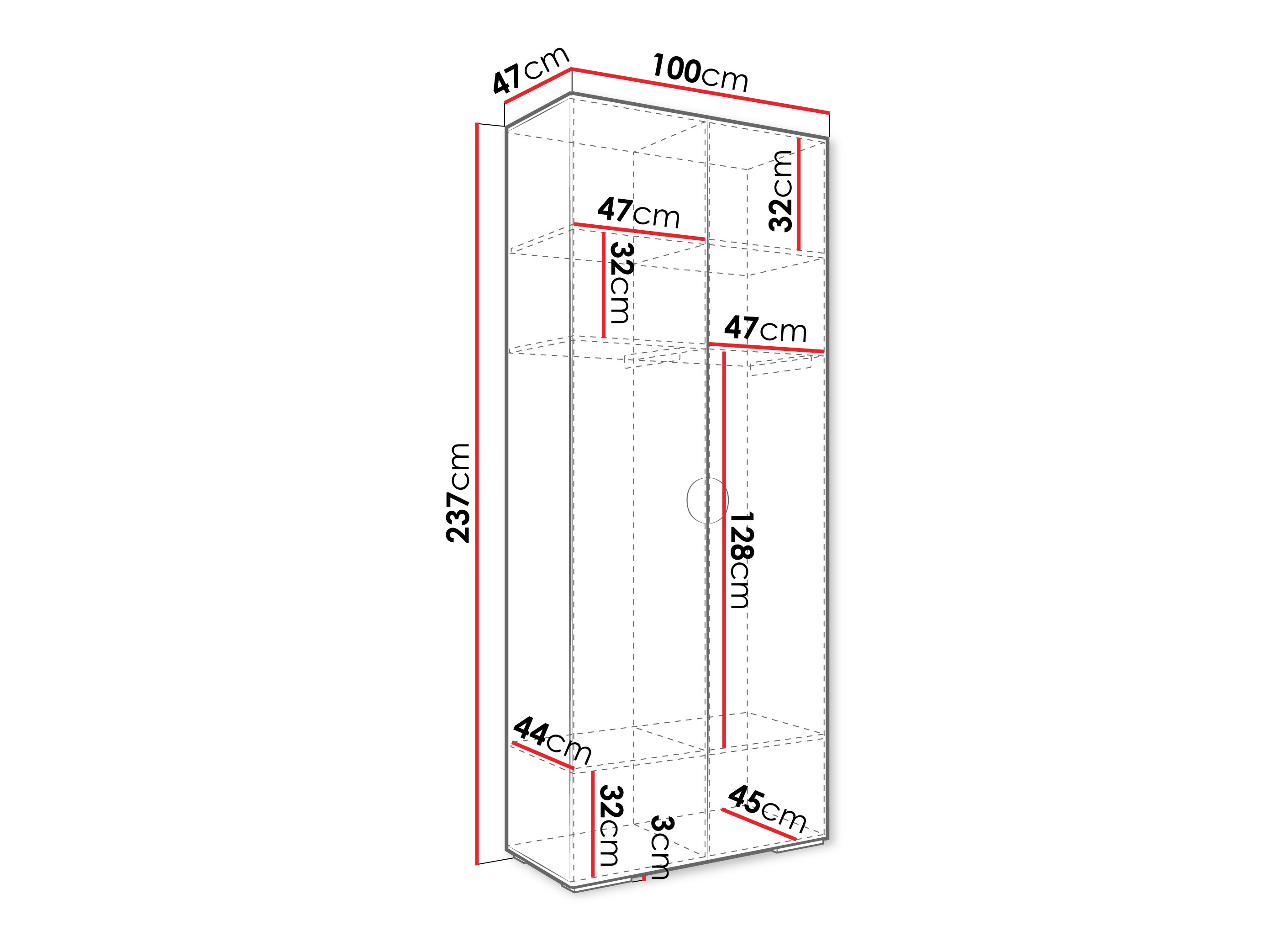 Ormar Hartford 566 (Bijela)