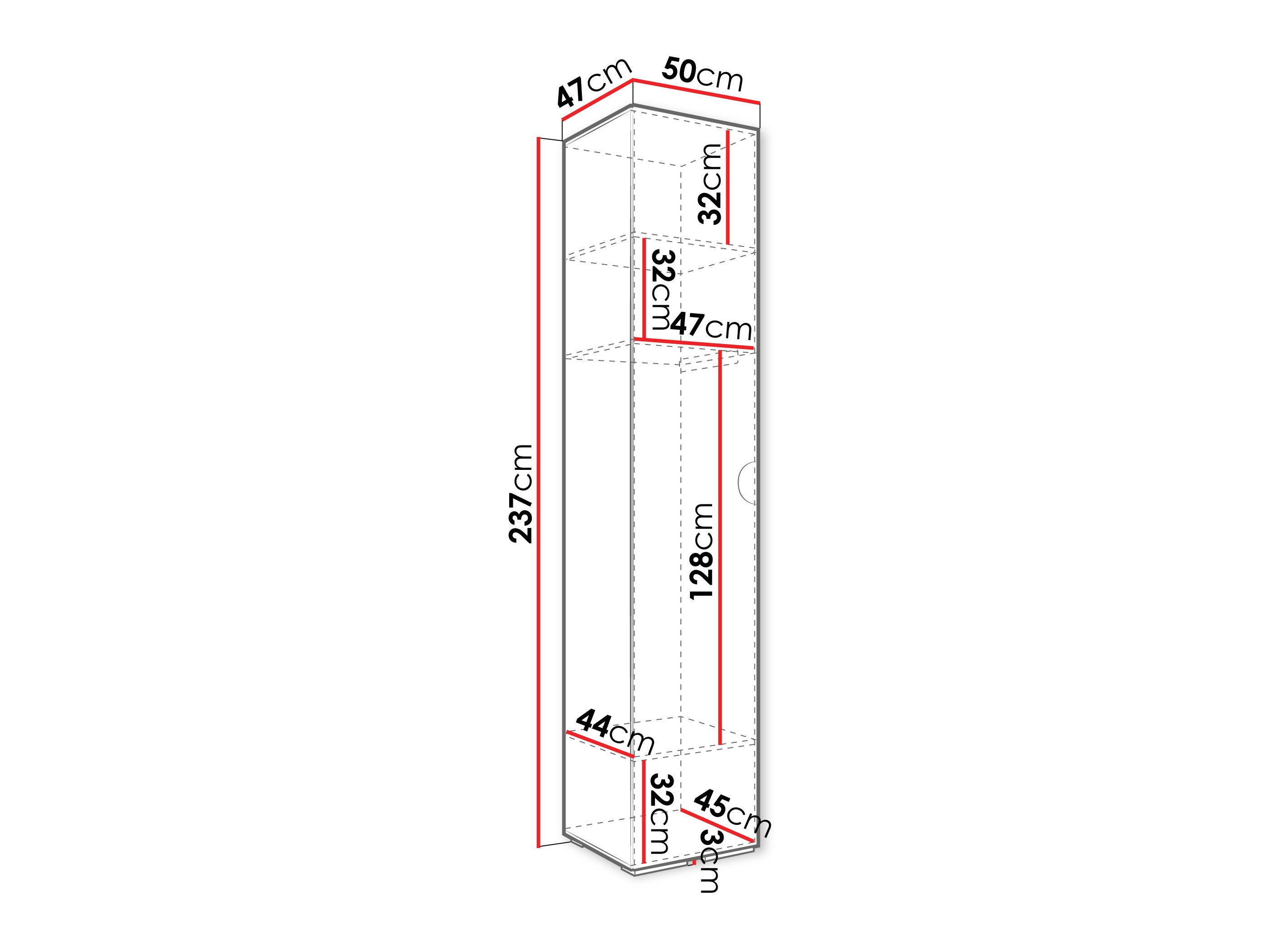 Ormar Hartford 567 (Bijela)
