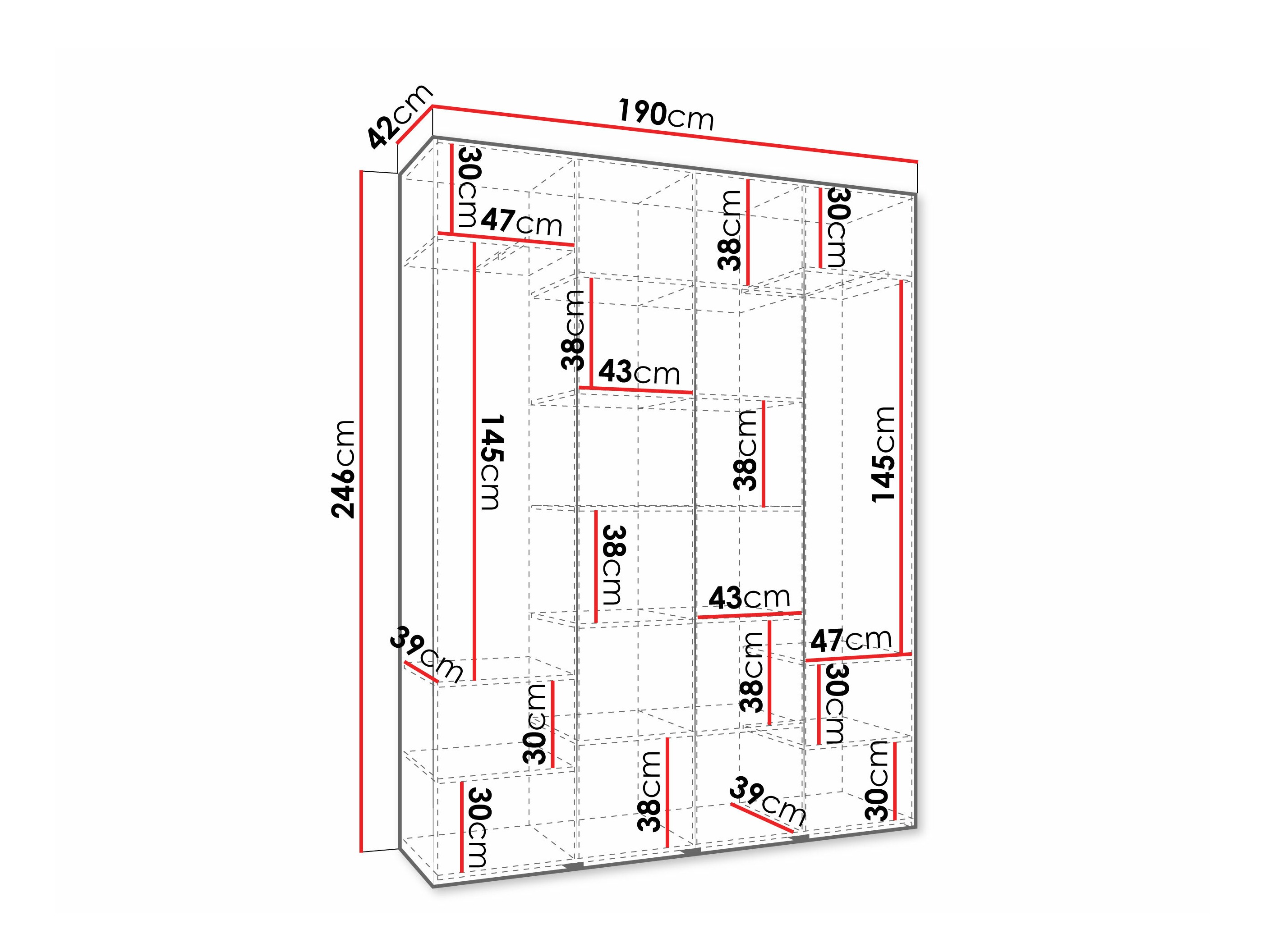 Ormar Hartford 570 (Bijela)