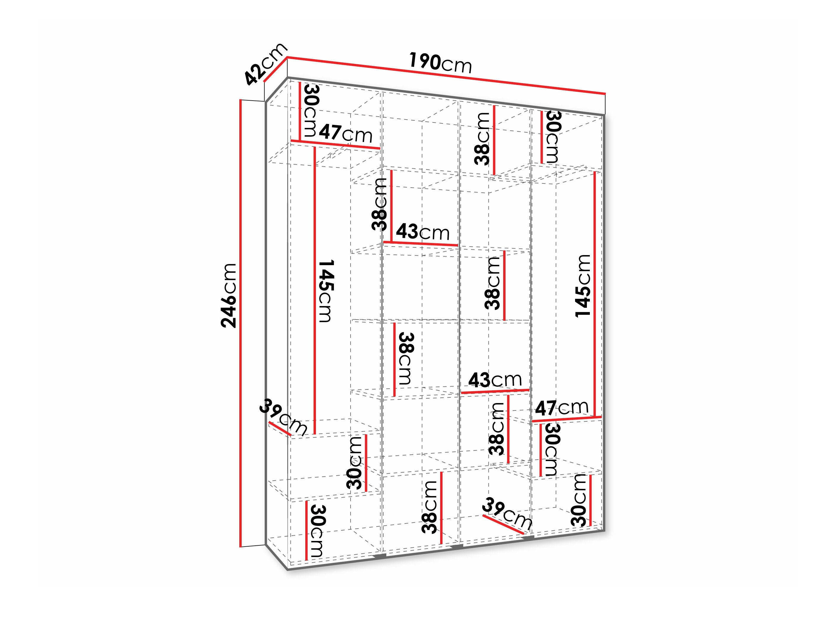 Ormar Hartford 570 (Bijela)
