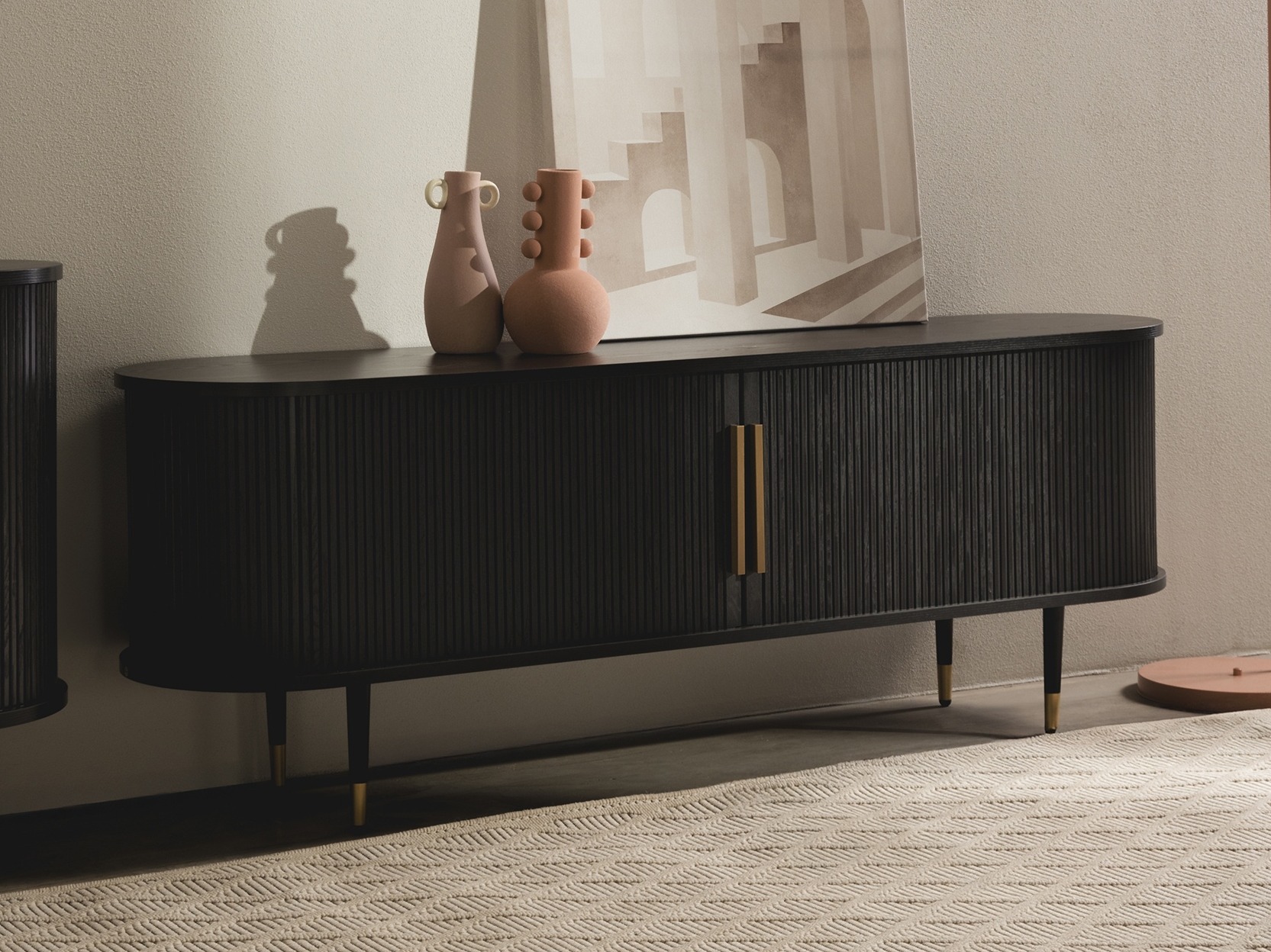 TV stol Burleson 434 (Crna)