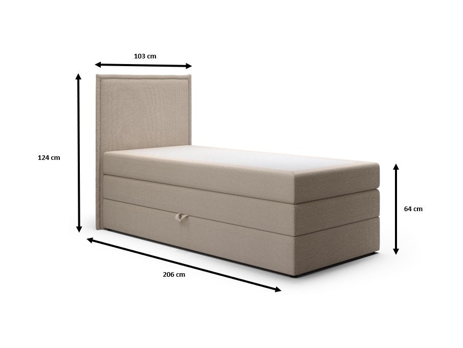 Boxspring krevet Franklin 176 (Aragon 80)