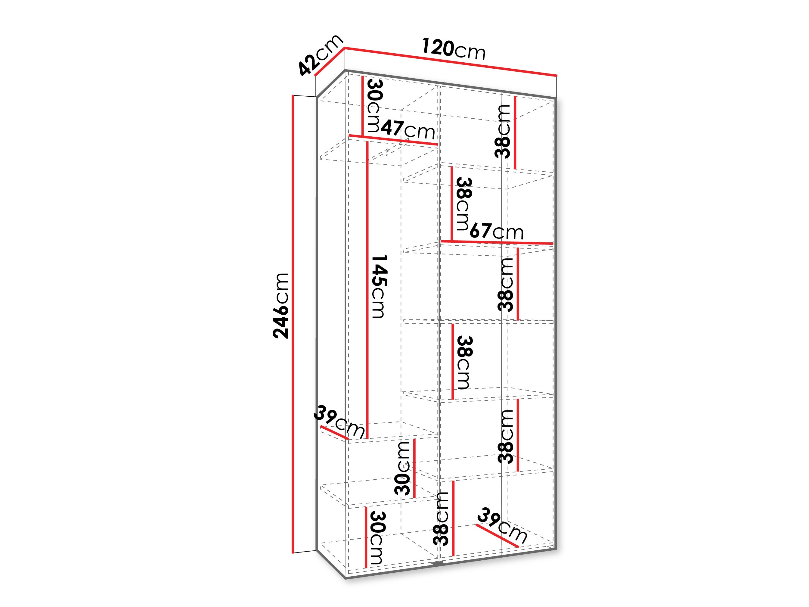 Ormar Hartford 571 (Bijela)