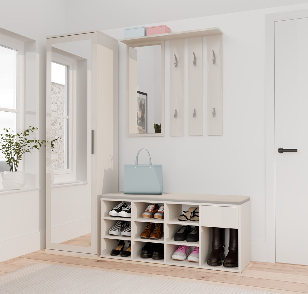 Polica za cipele Mandeville 322 (Bež)