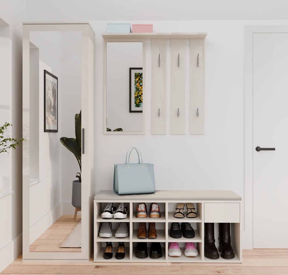 Polica za cipele Mandeville 322 (Bež)