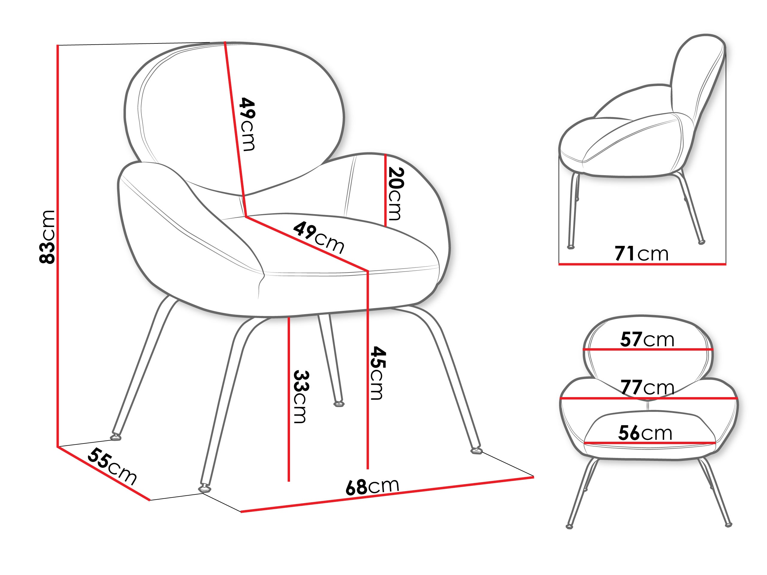 Fotelja Comfivo 465 (Quelle 83)