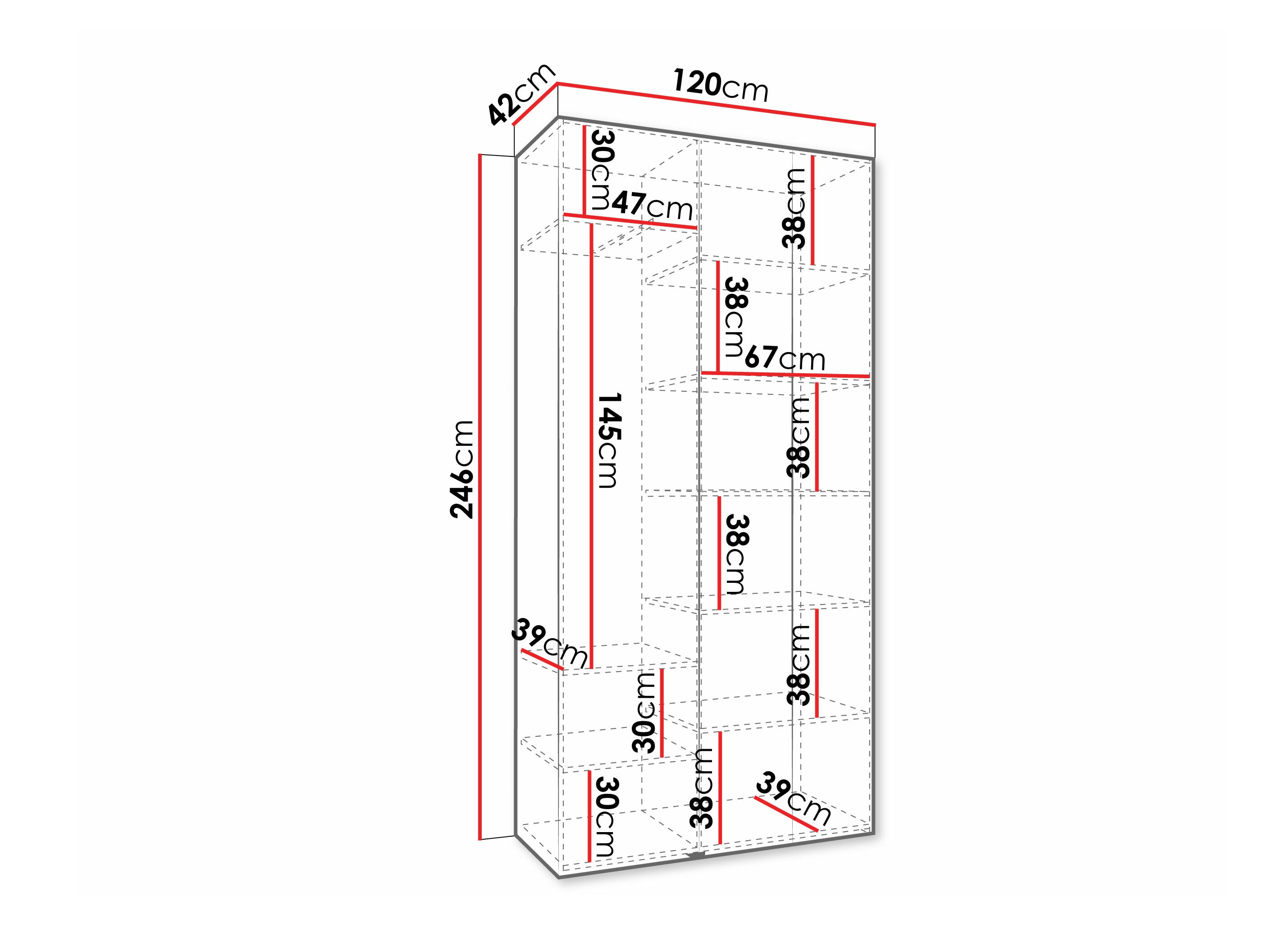 Ormar Hartford 573 (Bijela)