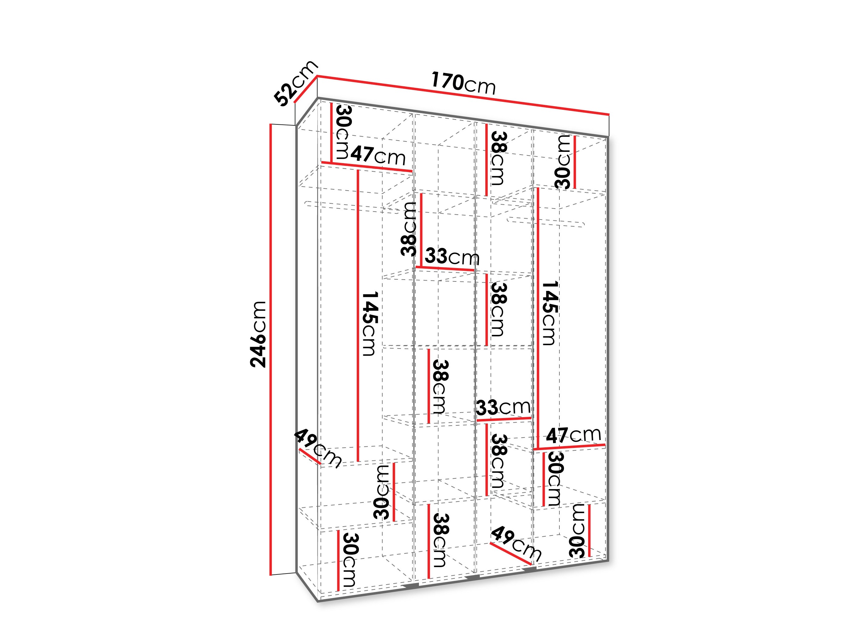 Ormar Hartford 574 (Bijela)