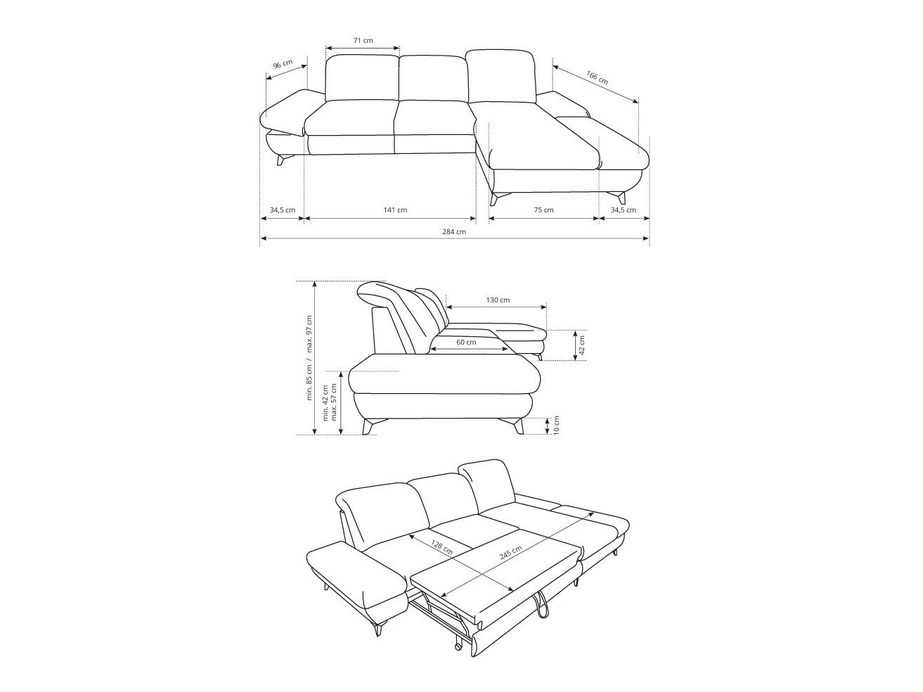 Kutna garnitura Kingston 190 (Matana 18)
